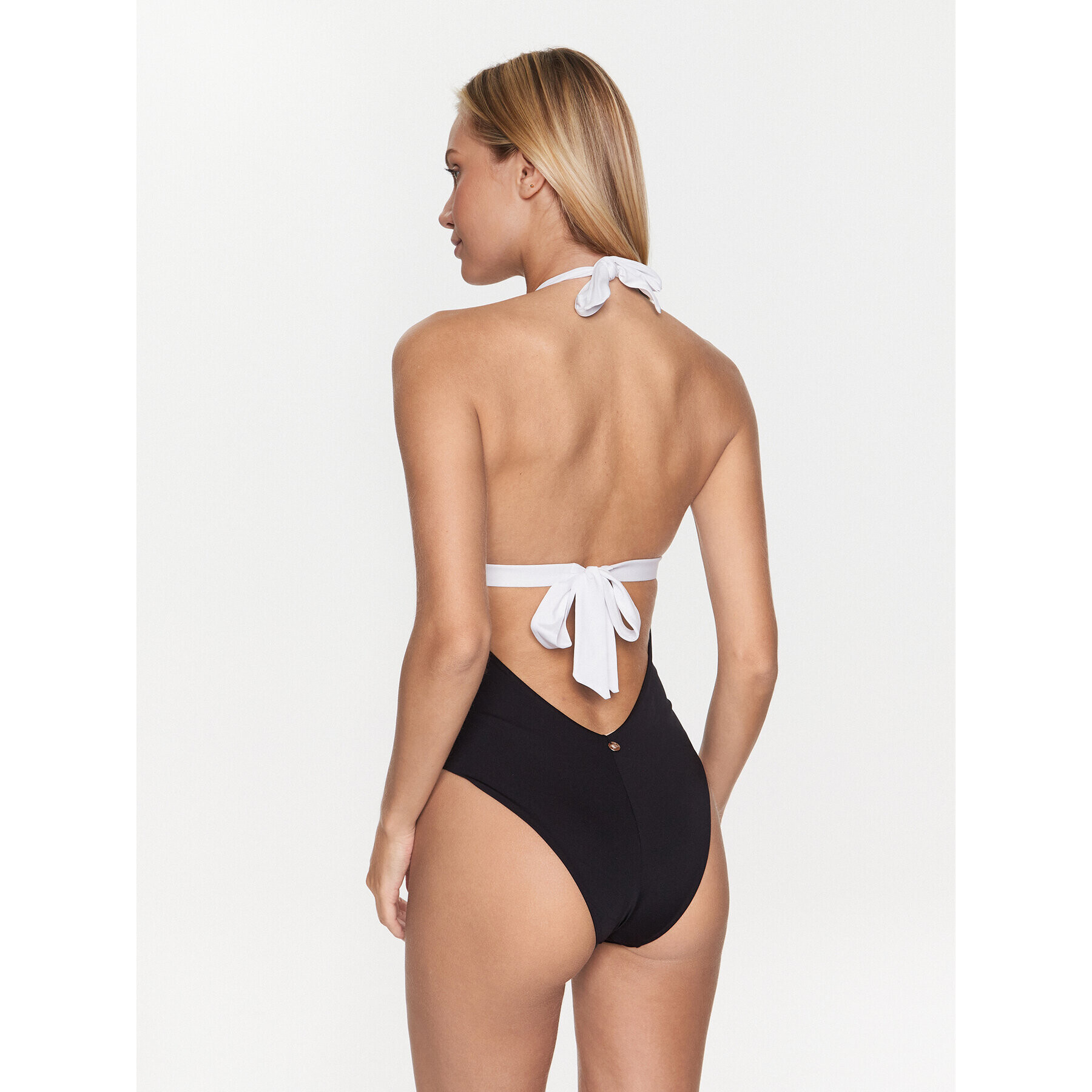 Max Mara Beachwear Бански костюм Cristel 2338311038 Черен - Pepit.bg