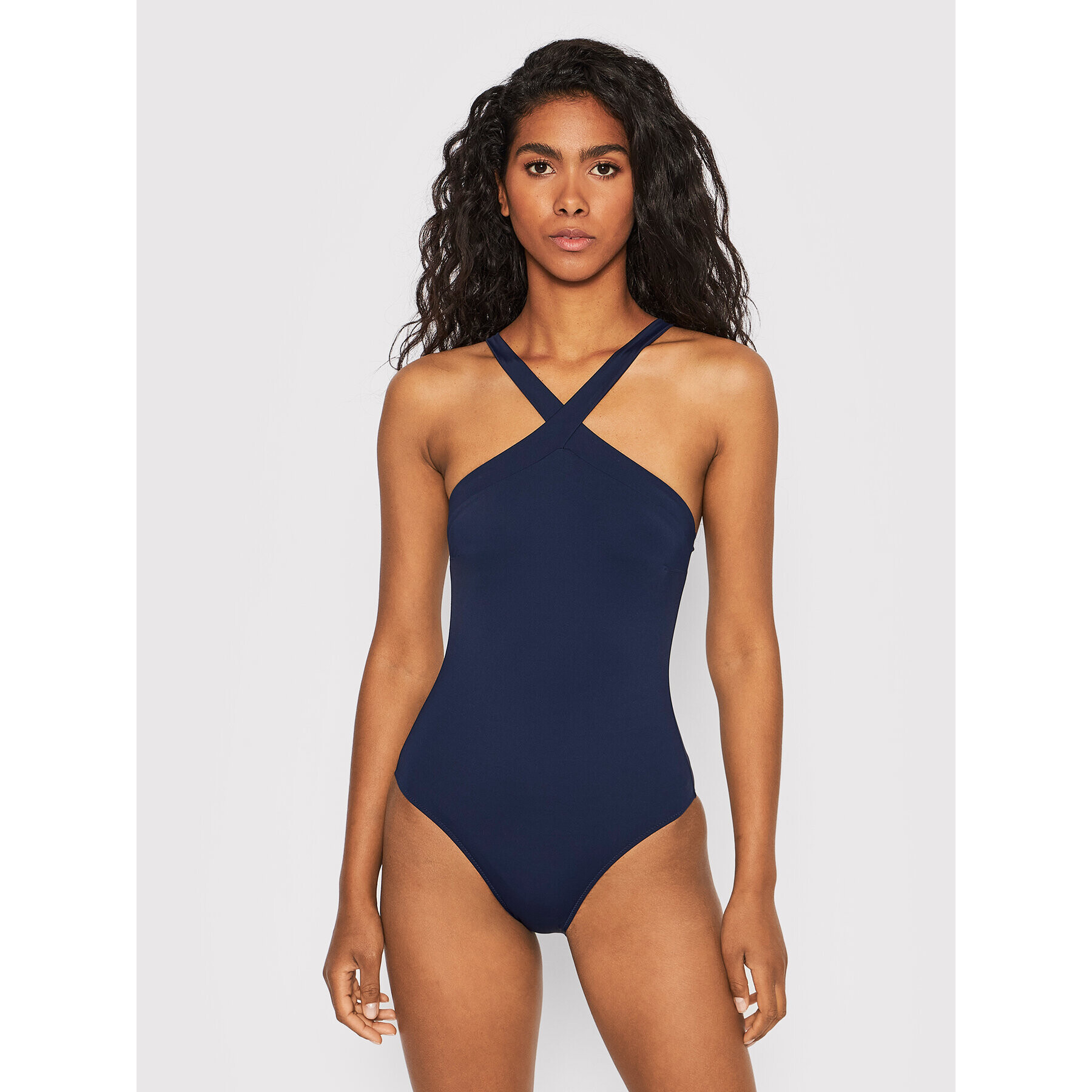 Max Mara Beachwear Бански костюм Vetusta 38311028 Тъмносин - Pepit.bg