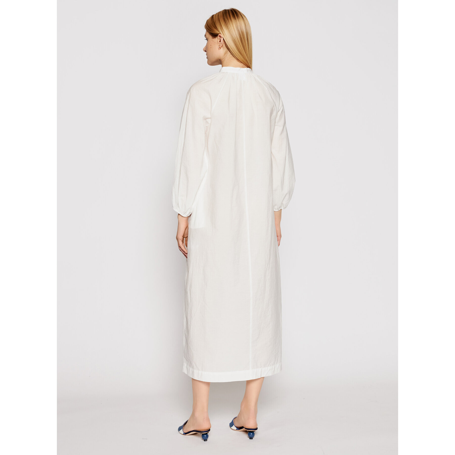 Max Mara Beachwear Плажна рокля Ebrid 32210618 Бял Regular Fit - Pepit.bg