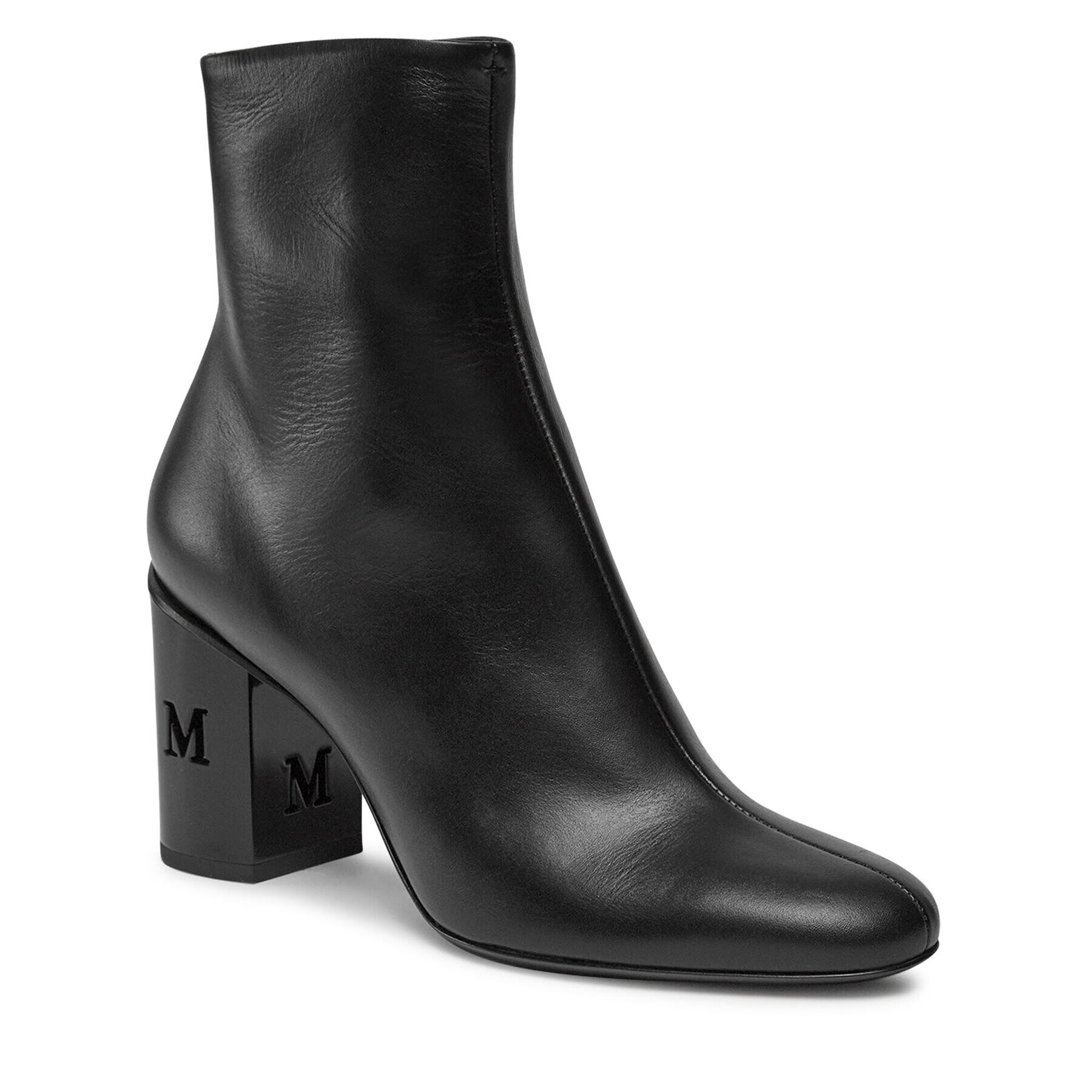 Max Mara Боти Damierbootie 23479625336 Черен - Pepit.bg