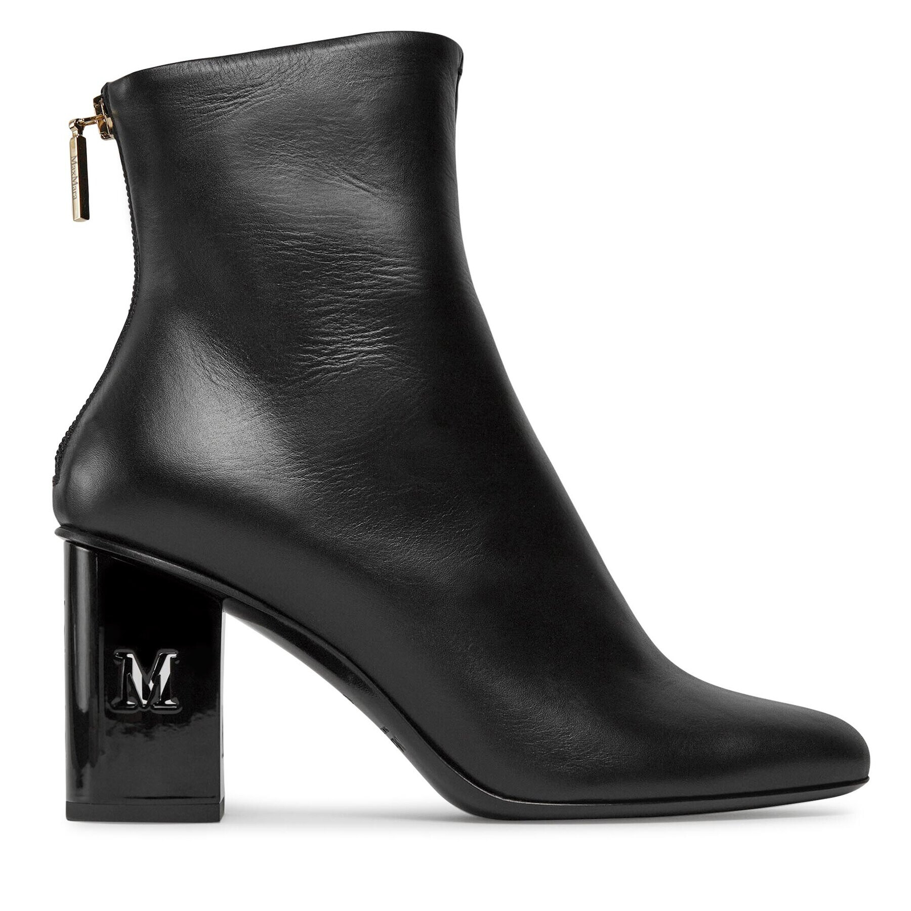 Max Mara Боти Damierbootie 23479625336 Черен - Pepit.bg