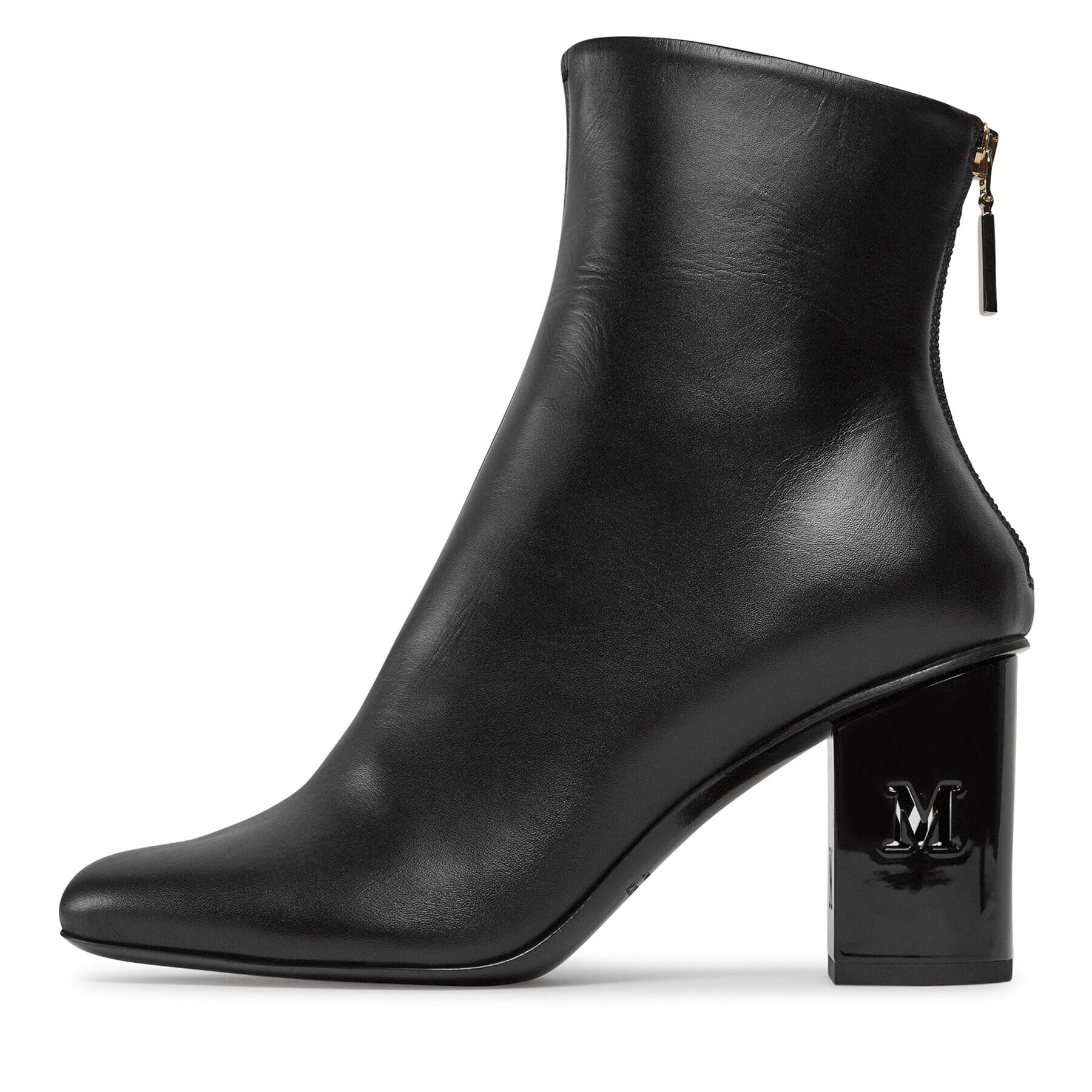 Max Mara Боти Damierbootie 23479625336 Черен - Pepit.bg