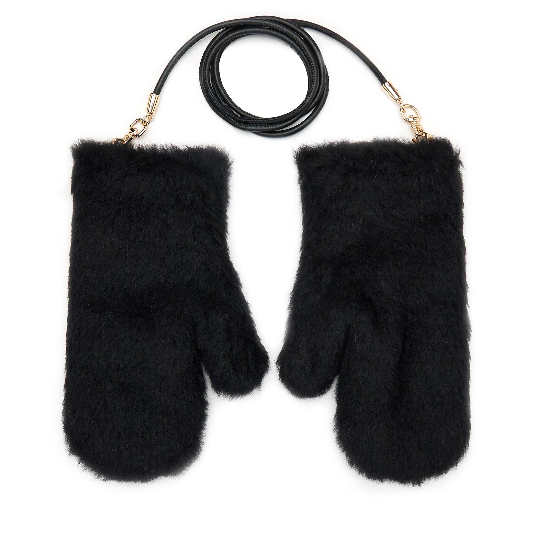 Max Mara Дамски ръкавици Obrato 23456606336 Черен - Pepit.bg