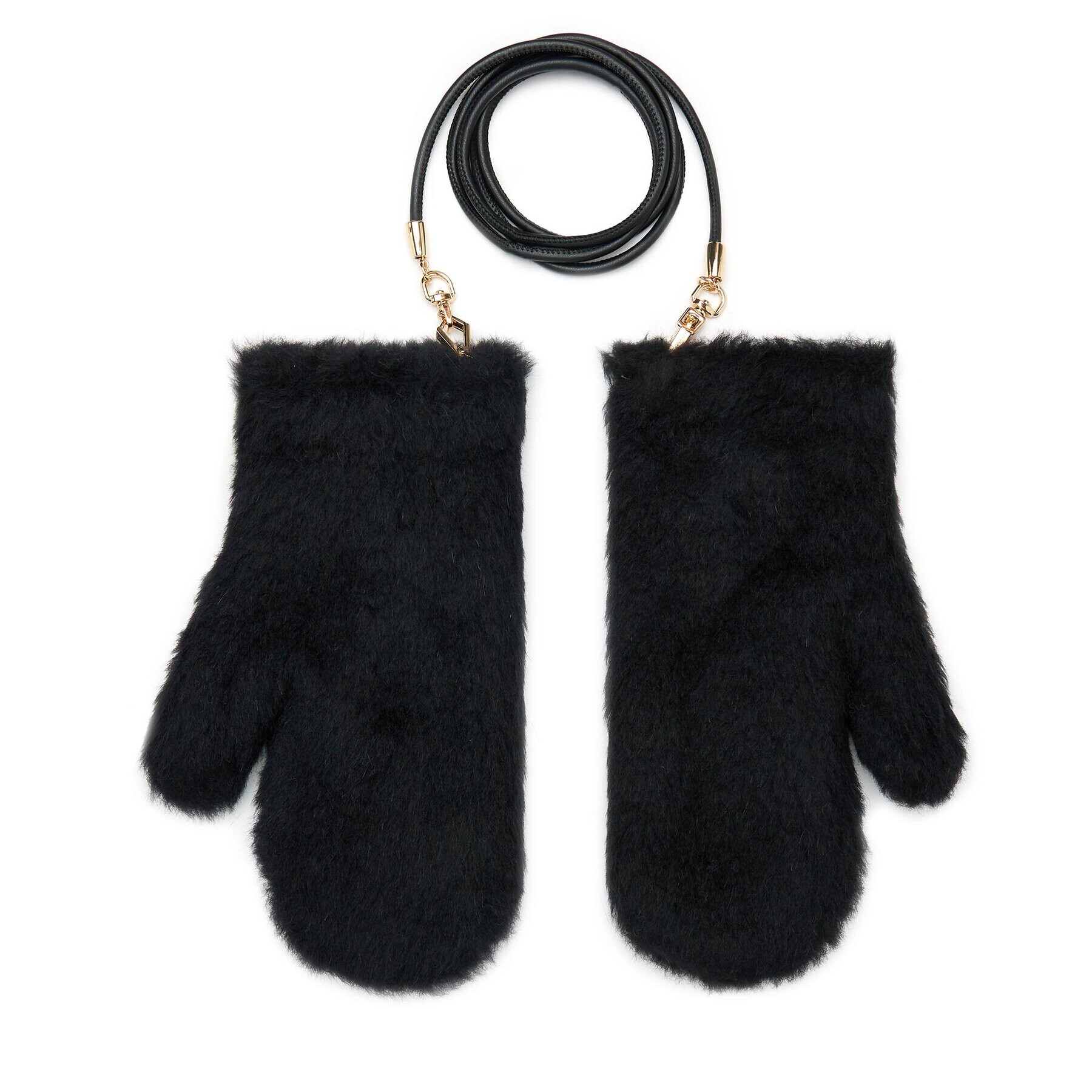 Max Mara Дамски ръкавици Obrato 23456606336 Черен - Pepit.bg