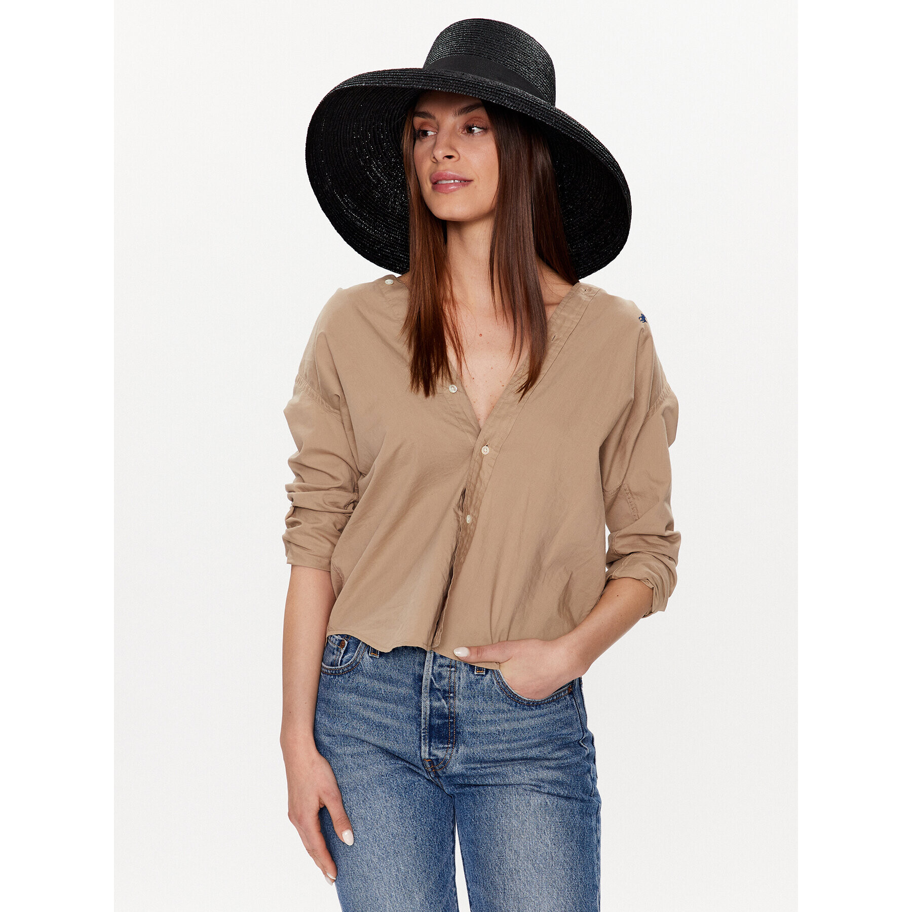 Max Mara Капела Corona 23457104 Черен - Pepit.bg