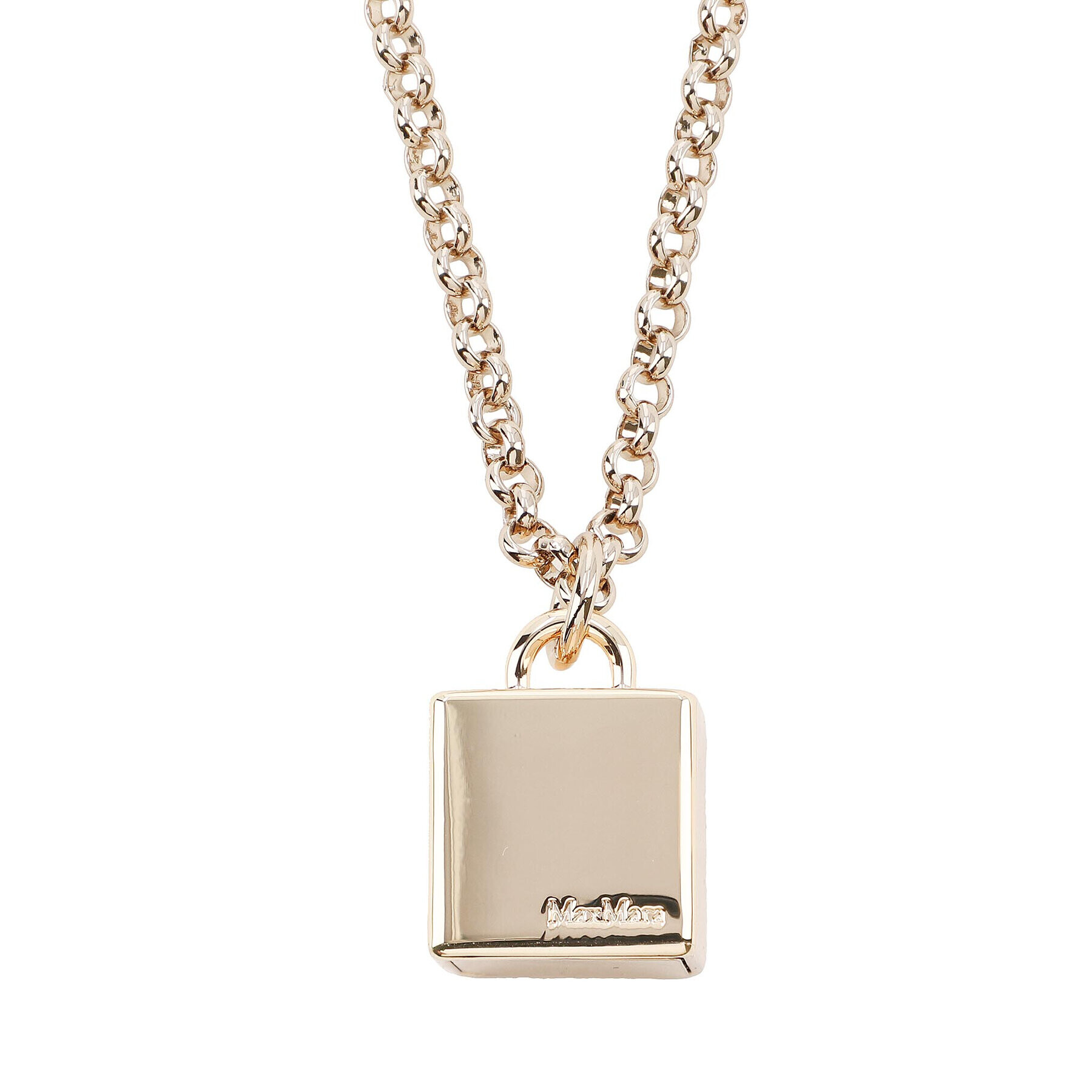 Max Mara Колие Amati 47560627600 Златист - Pepit.bg