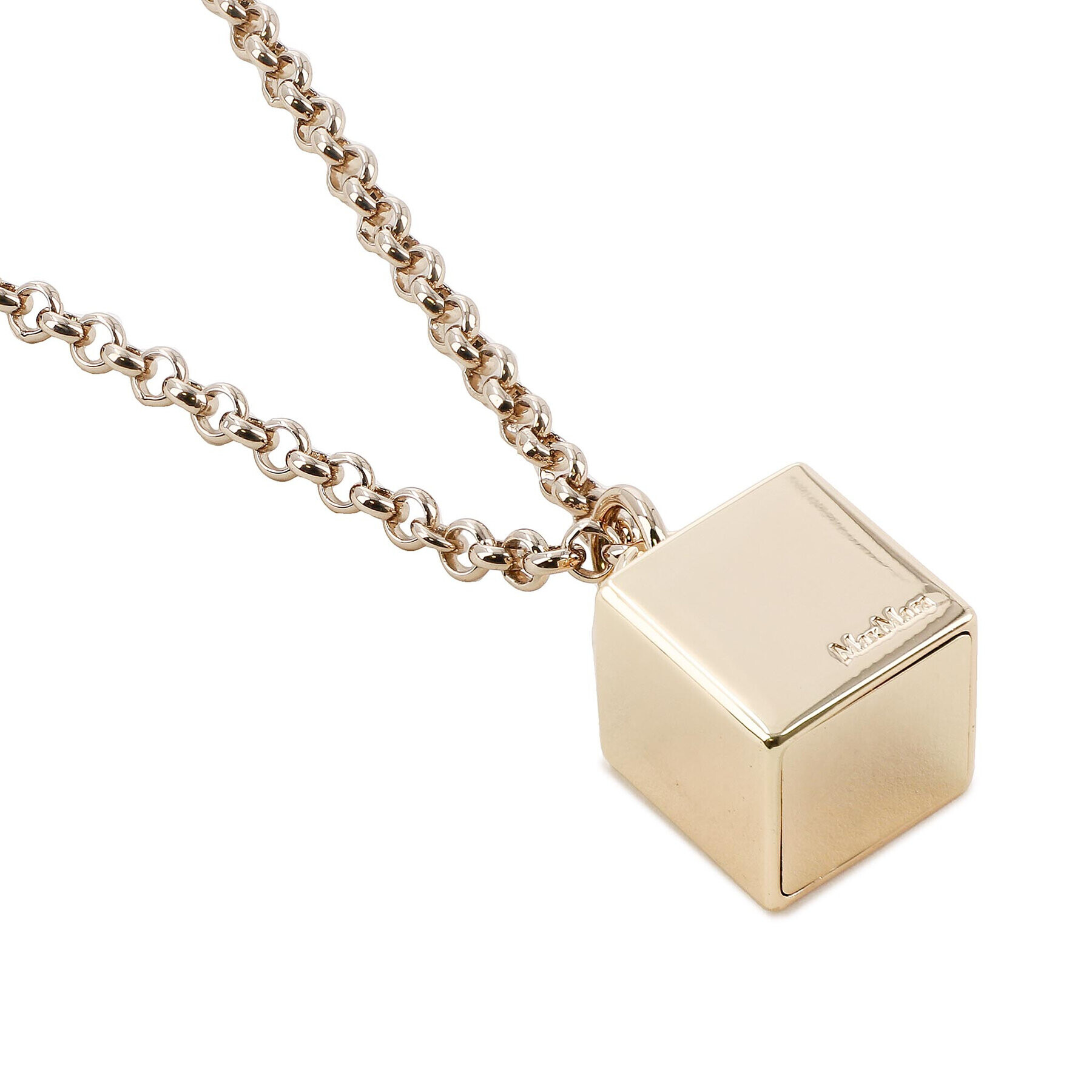 Max Mara Колие Amati 47560627600 Златист - Pepit.bg