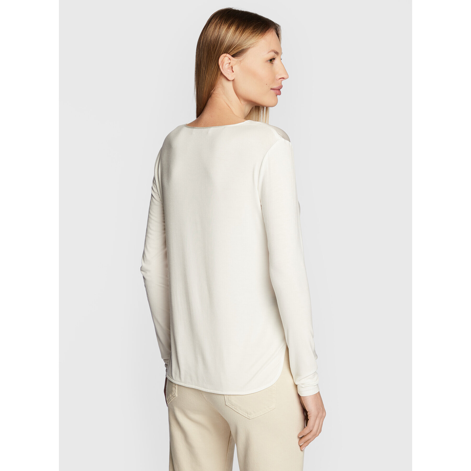 Max Mara Leisure Блуза Borneo 39460926 Бял Regular Fit - Pepit.bg