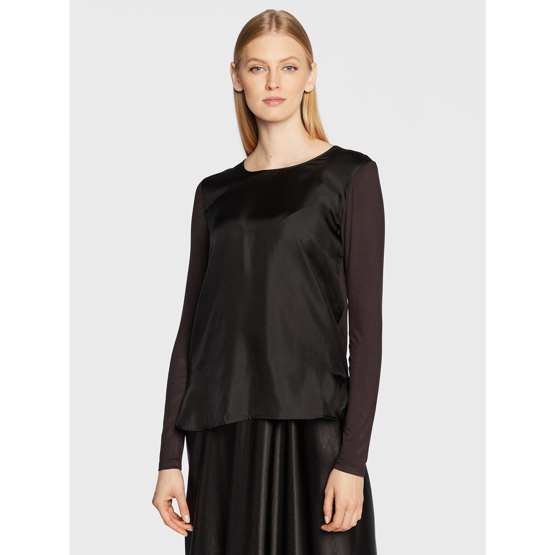 Max Mara Leisure Блуза Borneo 39460926 Черен Regular Fit - Pepit.bg