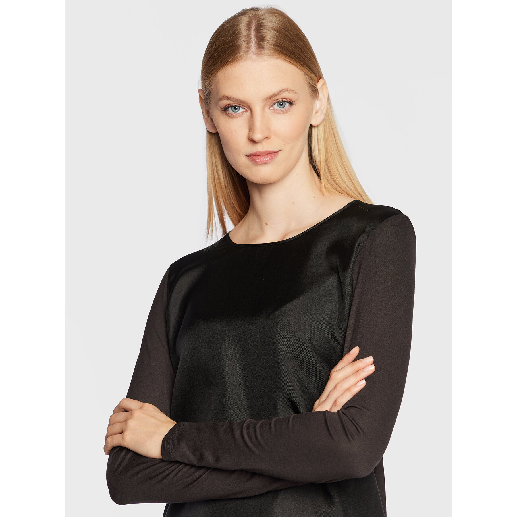Max Mara Leisure Блуза Borneo 39460926 Черен Regular Fit - Pepit.bg