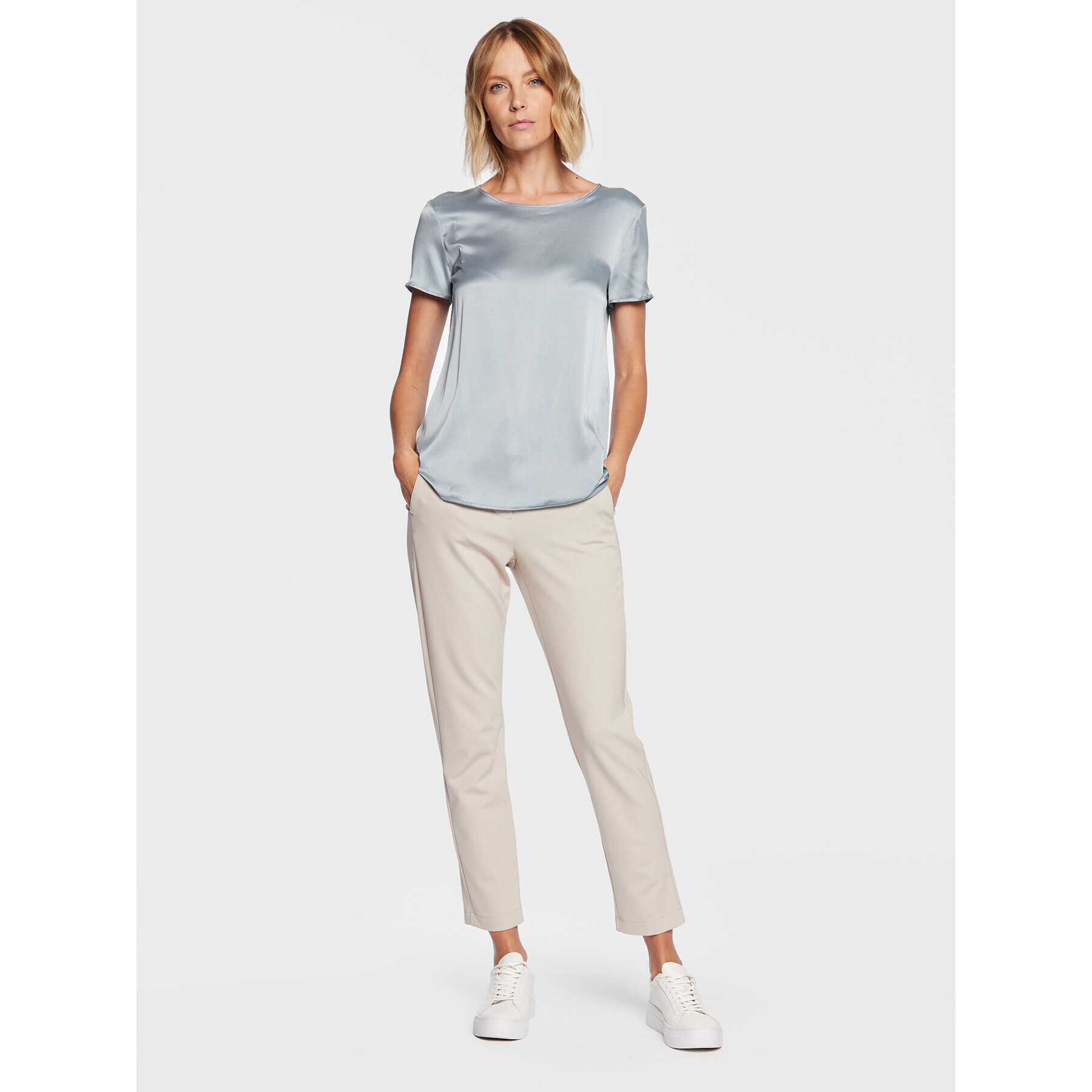 Max Mara Leisure Блуза Cortona 23311101 Син Regular Fit - Pepit.bg