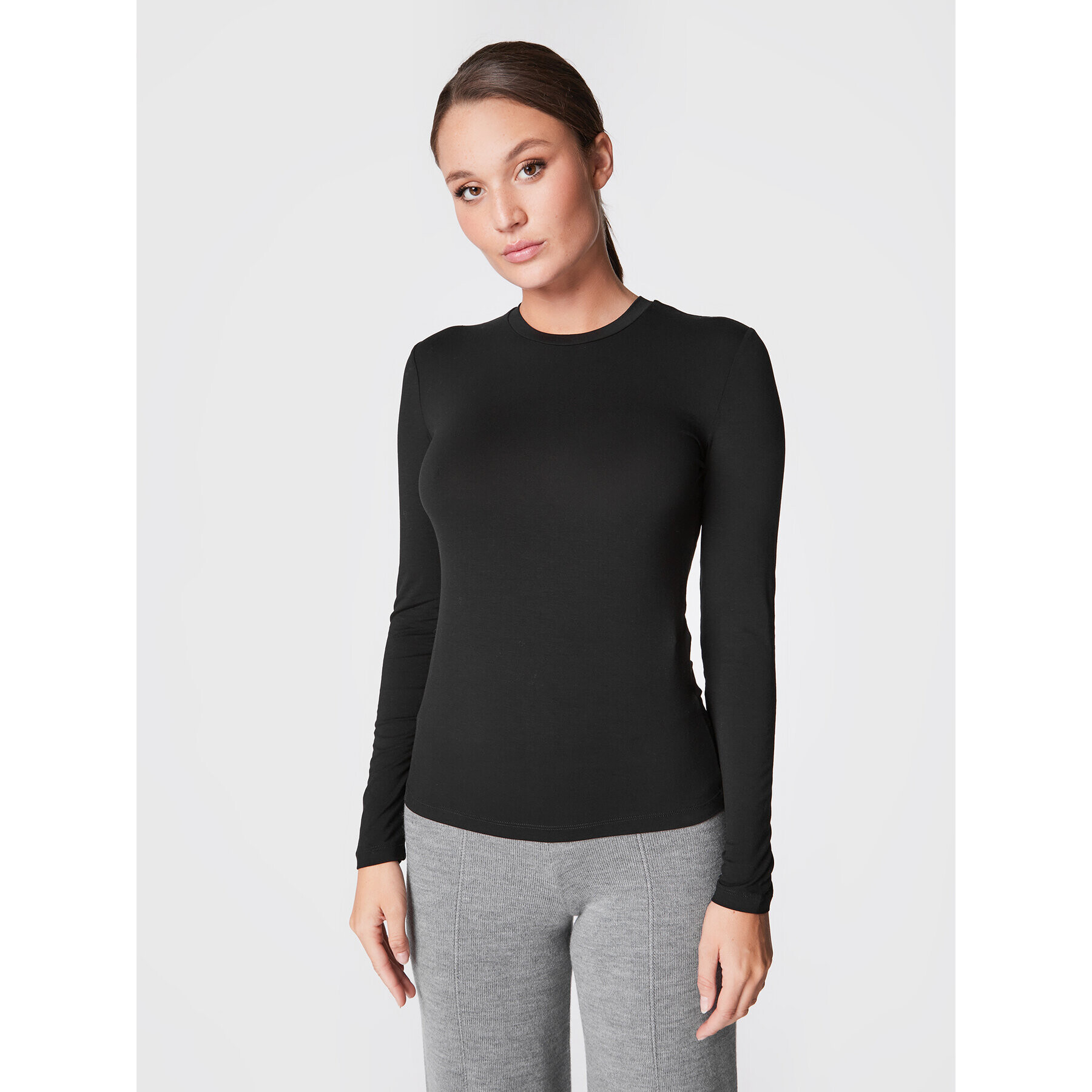 Max Mara Leisure Блуза Livigno 39760126 Черен Regular Fit - Pepit.bg