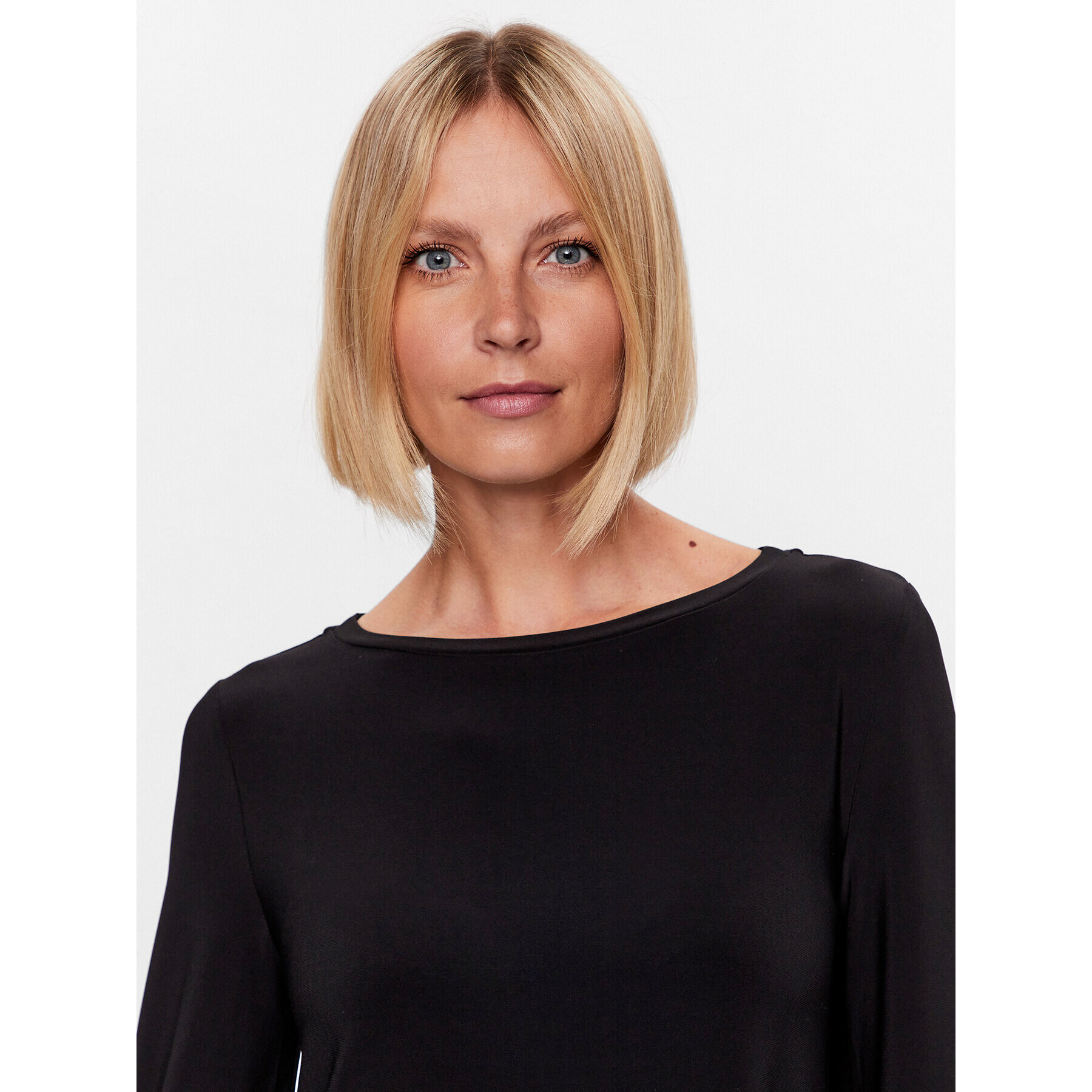 Max Mara Leisure Блуза Pampas 23394603 Черен Relaxed Fit - Pepit.bg