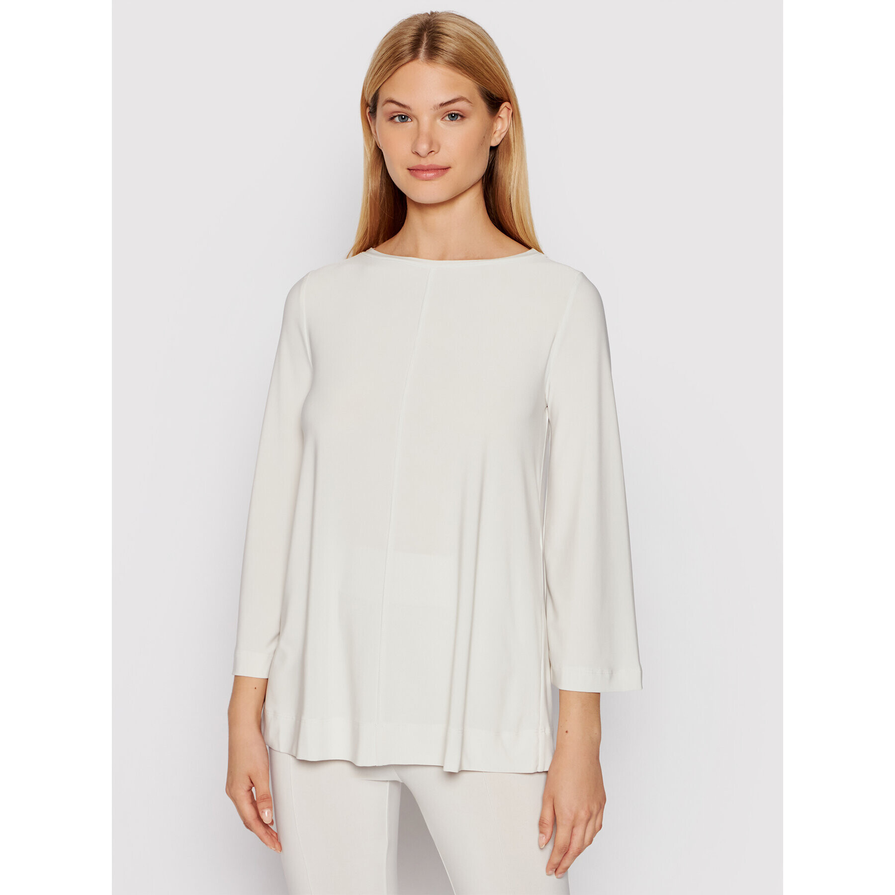 Max Mara Leisure Блуза Rivolo 39460316 Бял Relaxed Fit - Pepit.bg