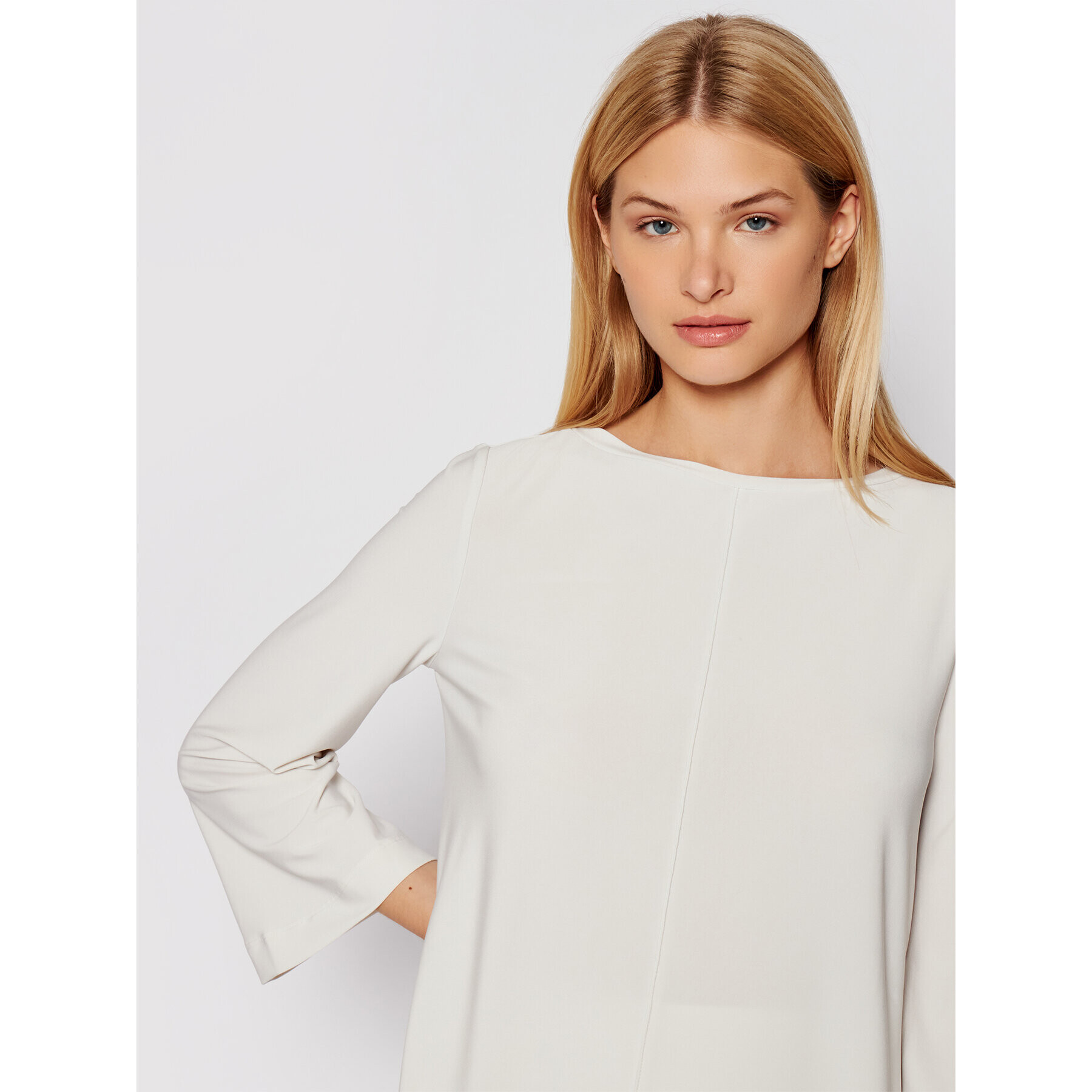 Max Mara Leisure Блуза Rivolo 39460316 Бял Relaxed Fit - Pepit.bg