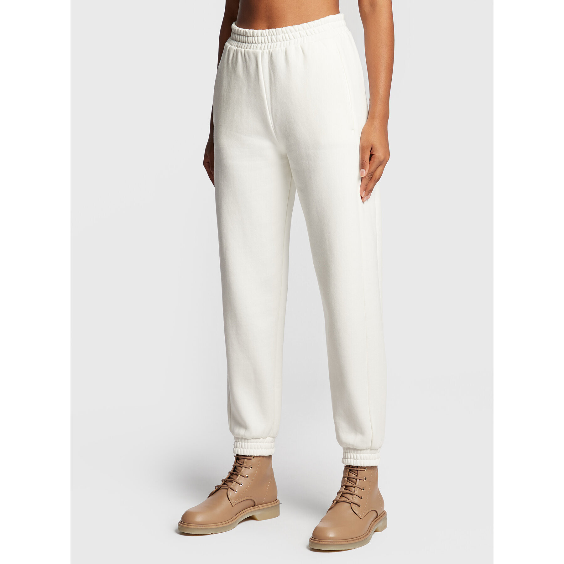 Max Mara Leisure Долнище анцуг Fauno 37860126 Бял Regular Fit - Pepit.bg