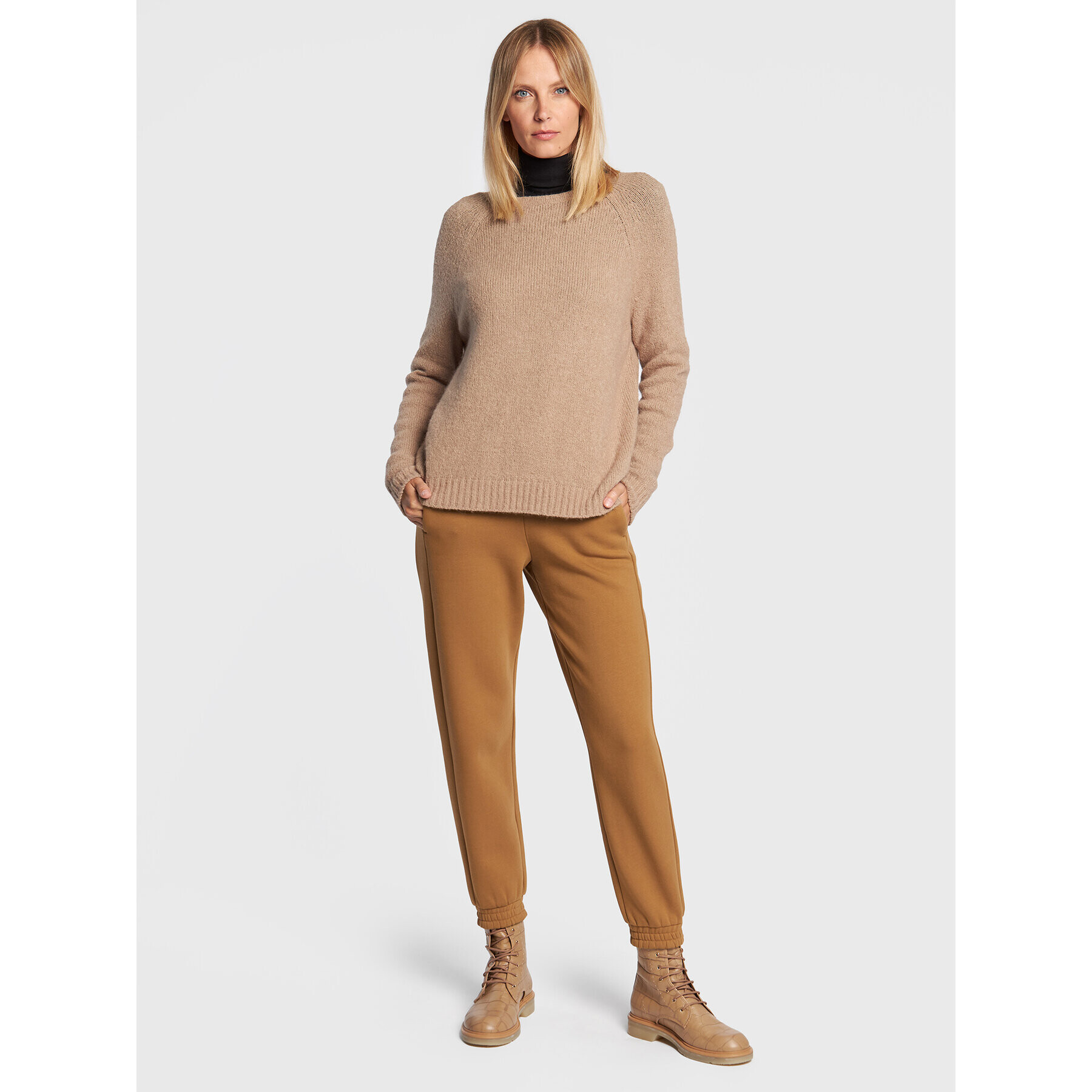 Max Mara Leisure Долнище анцуг Fauno 37860126 Кафяв Regular Fit - Pepit.bg