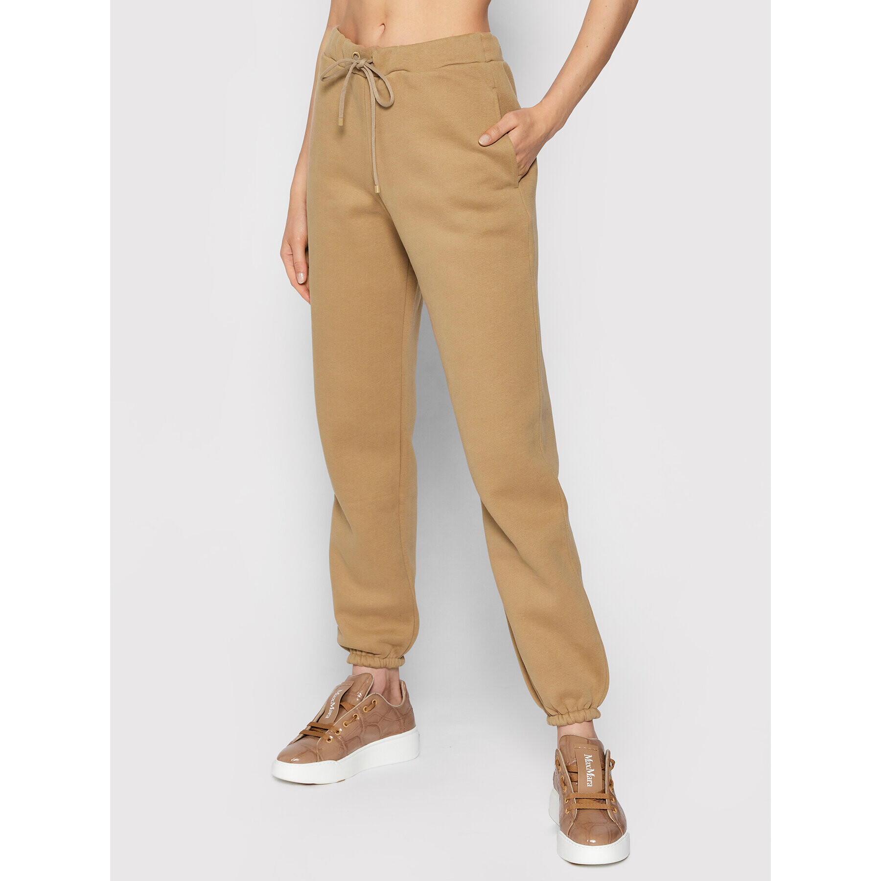 Max Mara Leisure Долнище анцуг Visivo 37861516 Кафяв Regular Fit - Pepit.bg