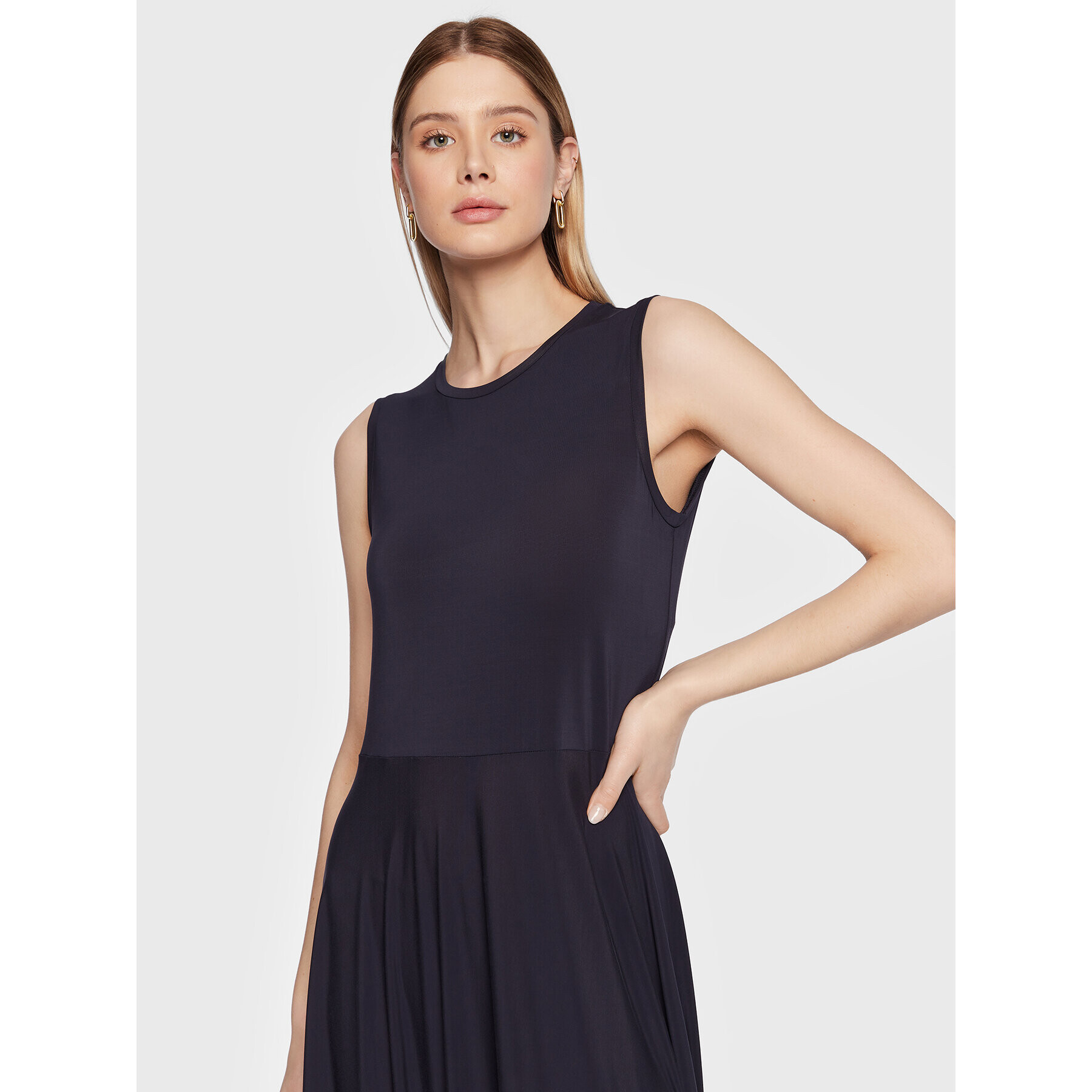 Max Mara Leisure Ежедневна рокля Oggetti 23362108 Тъмносин Regular Fit - Pepit.bg