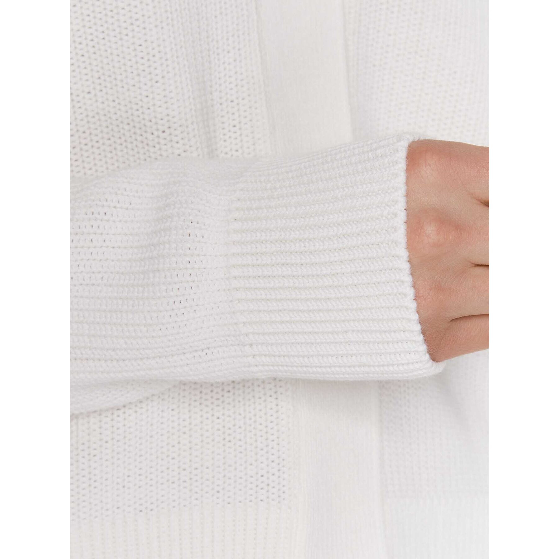Max Mara Leisure Кардиган Arancio 2333410136 Бял Relaxed Fit - Pepit.bg