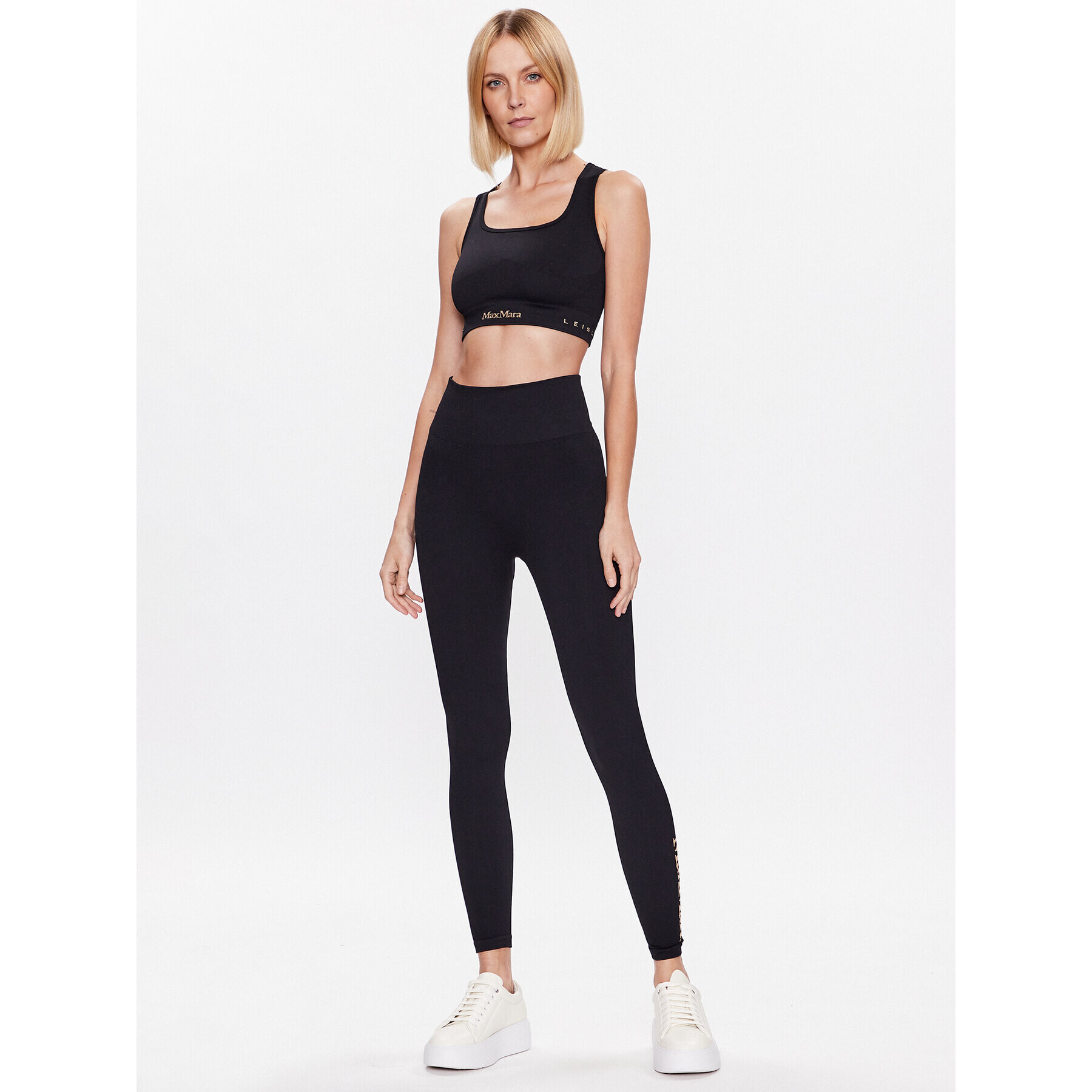 Max Mara Leisure Клин Coccole 2333310136 Черен Slim Fit - Pepit.bg