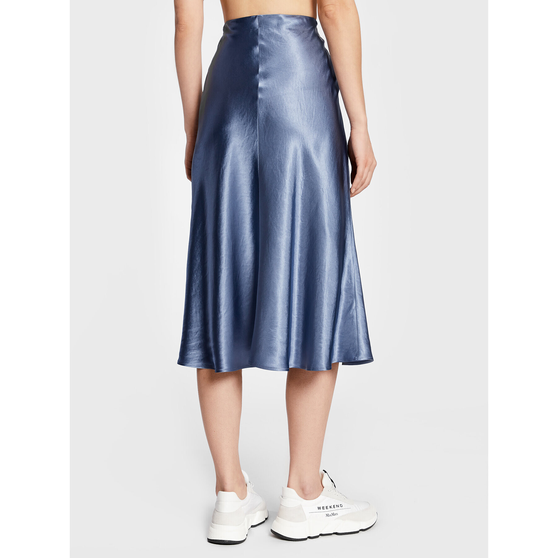Max Mara Leisure Миди пола Coimbra 31060126 Син Regular Fit - Pepit.bg
