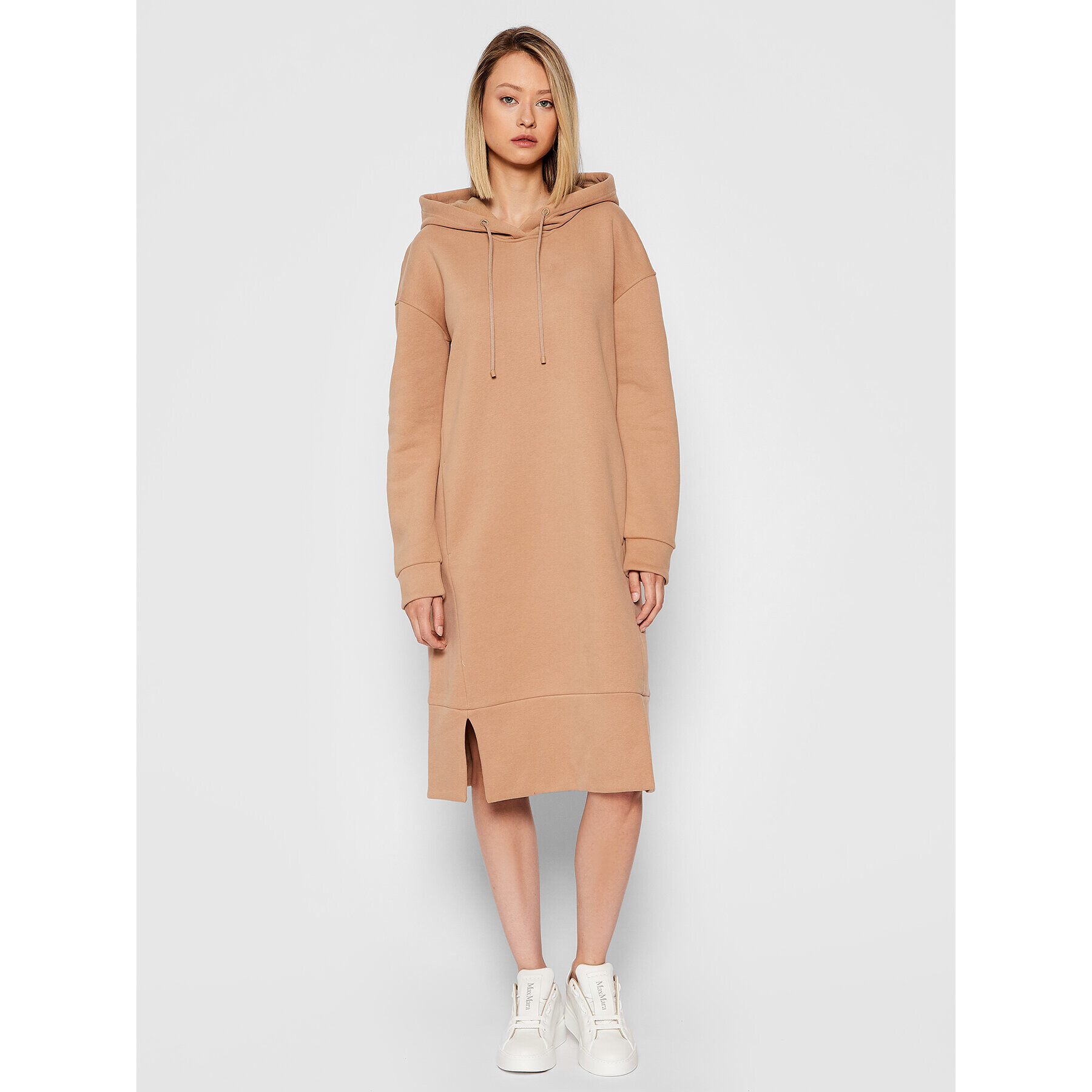 Max Mara Leisure Плетена рокля Pilard 36260816 Бежов Regular Fit - Pepit.bg