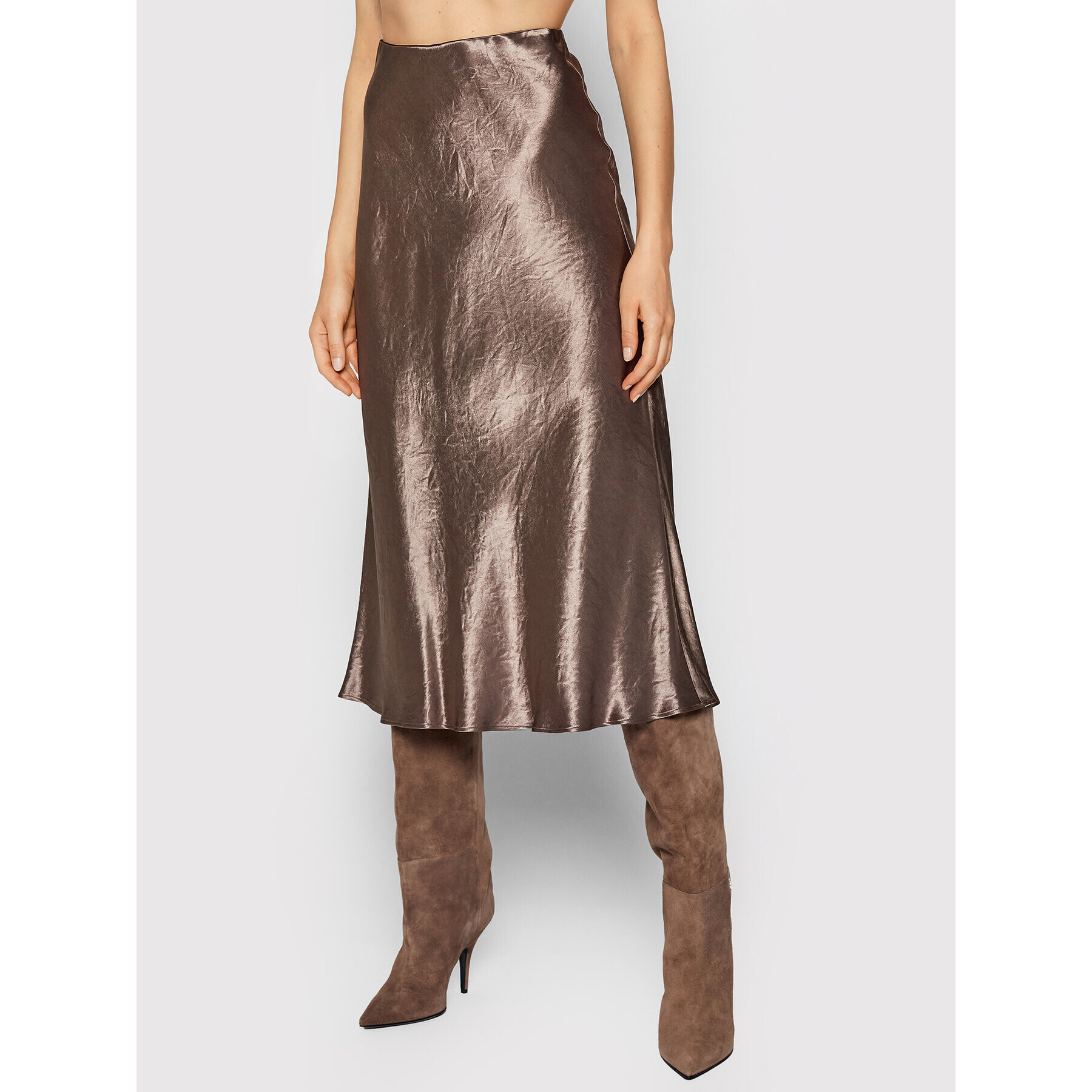 Max Mara Leisure Пола тип трапец Alessio 31060116 Кафяв Regular Fit - Pepit.bg