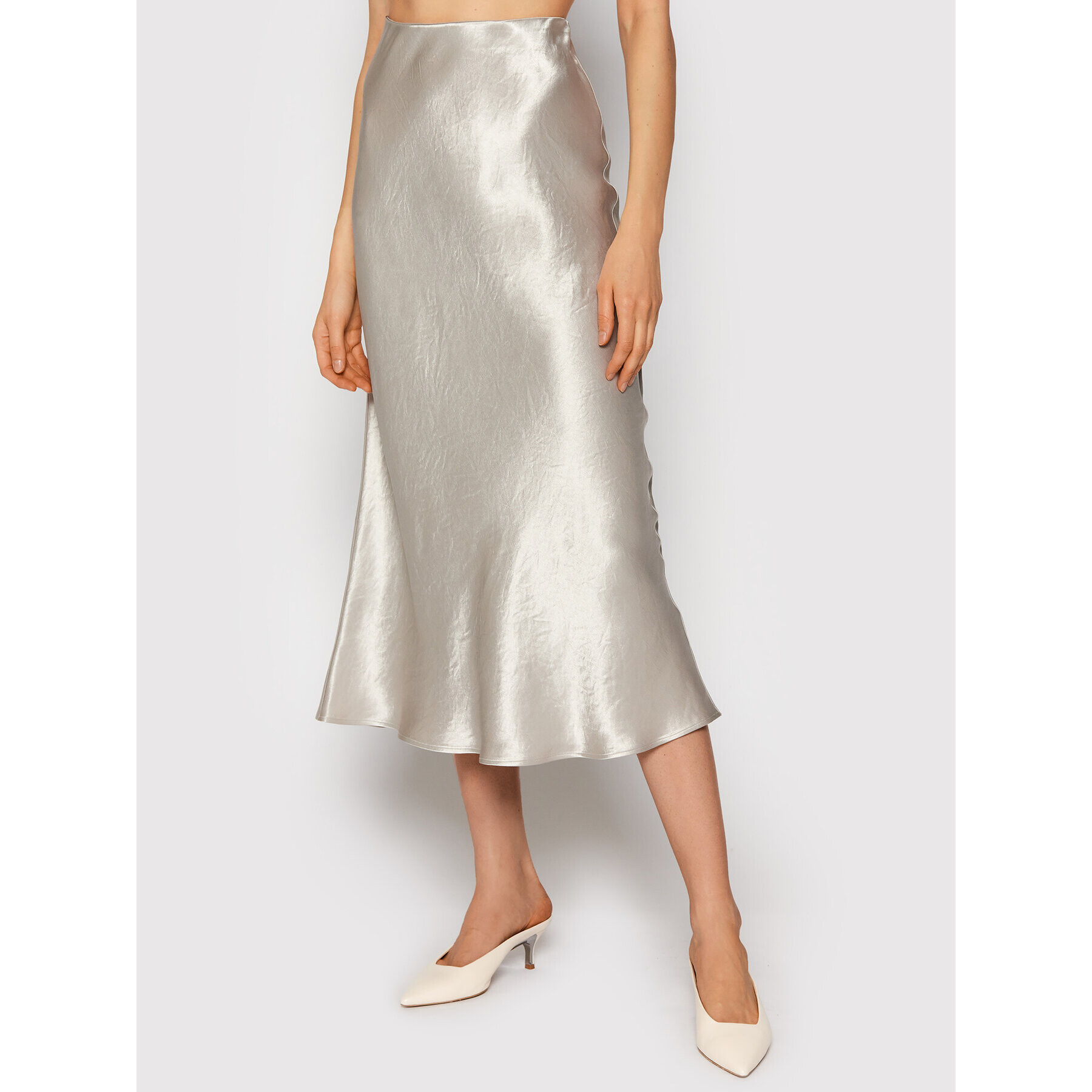 Max Mara Leisure Пола тип трапец Alessio 31060116 Сребрист Regular Fit - Pepit.bg