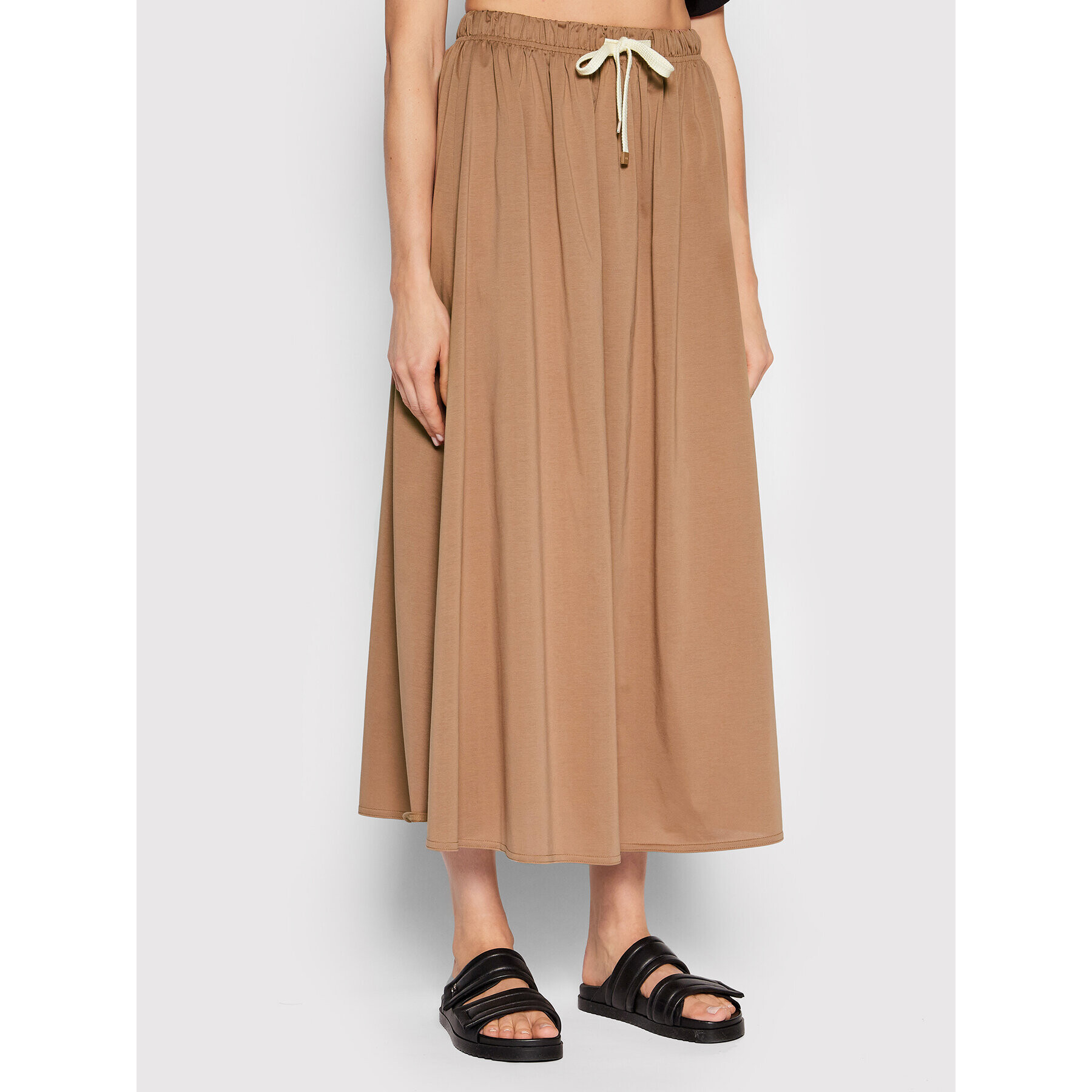 Max Mara Leisure Пола тип трапец Canditi 37710526 Кафяв Regular Fit - Pepit.bg