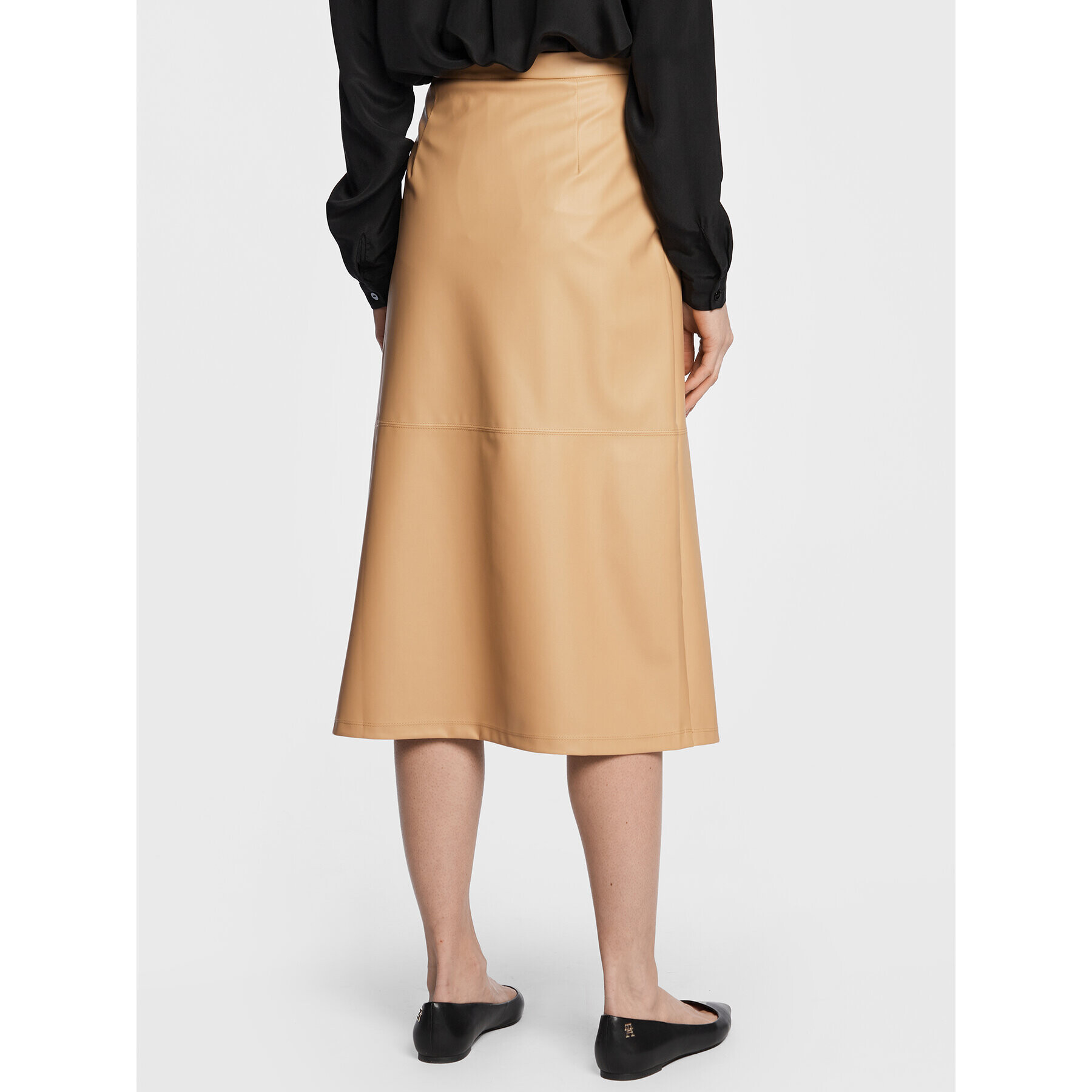 Max Mara Leisure Пола тип трапец Facella 23377101 Бежов Regular Fit - Pepit.bg