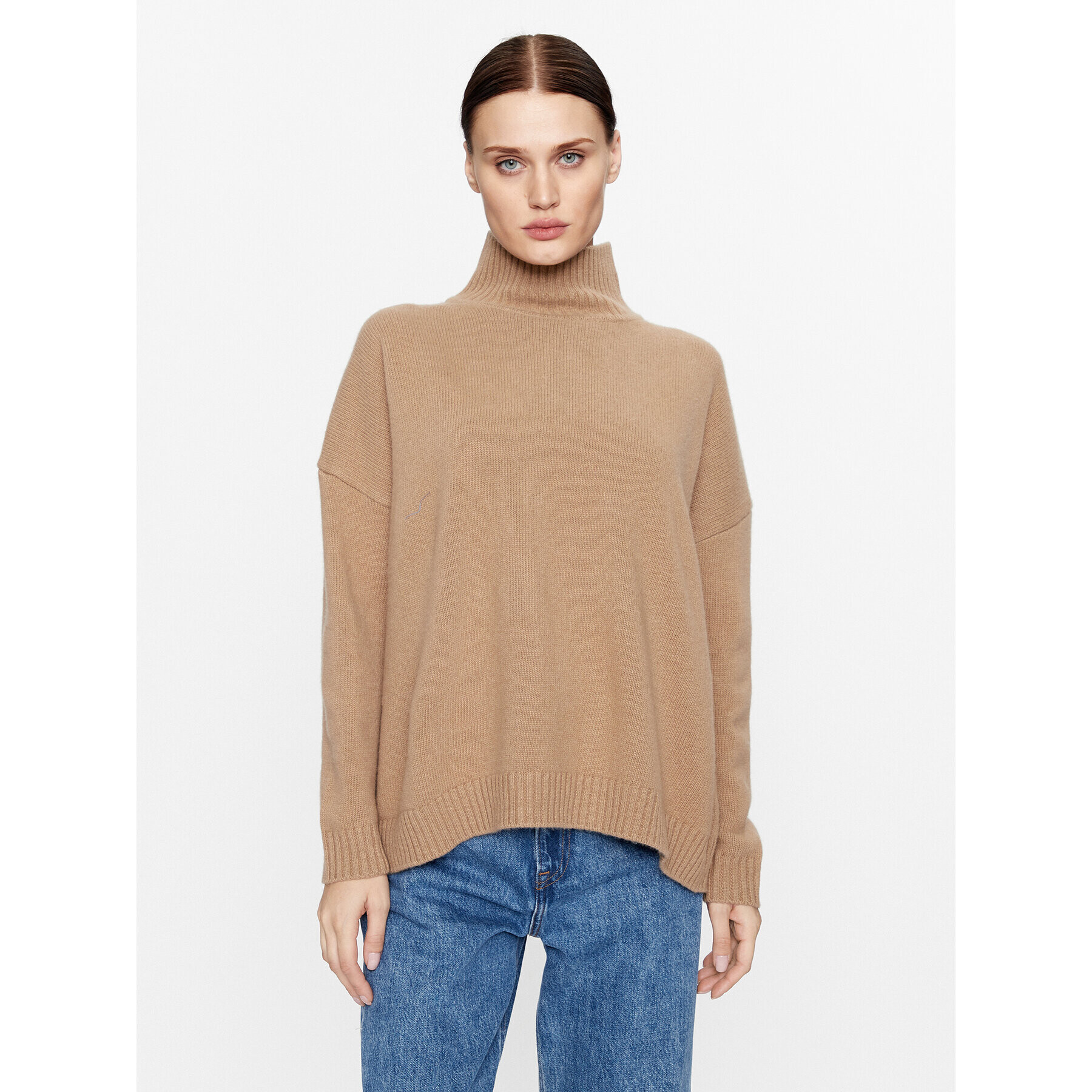 Max Mara Leisure Поло Benito 2353660733650 Кафяв Regular Fit - Pepit.bg