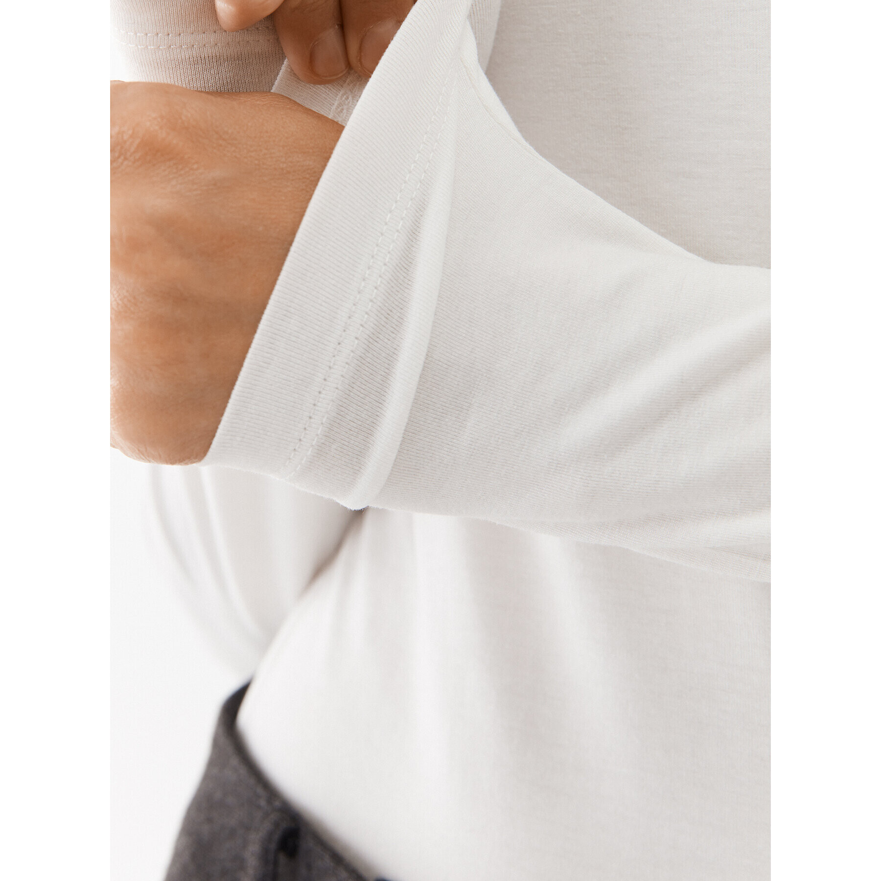 Max Mara Leisure Поло Dede 2339460636 Бял Slim Fit - Pepit.bg
