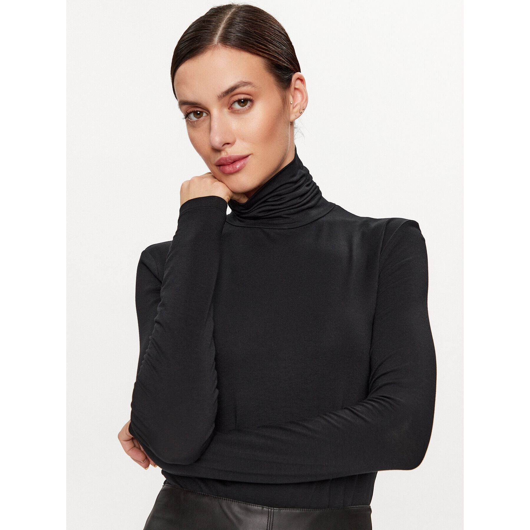 Max Mara Leisure Поло Dede 2339460636 Черен Slim Fit - Pepit.bg