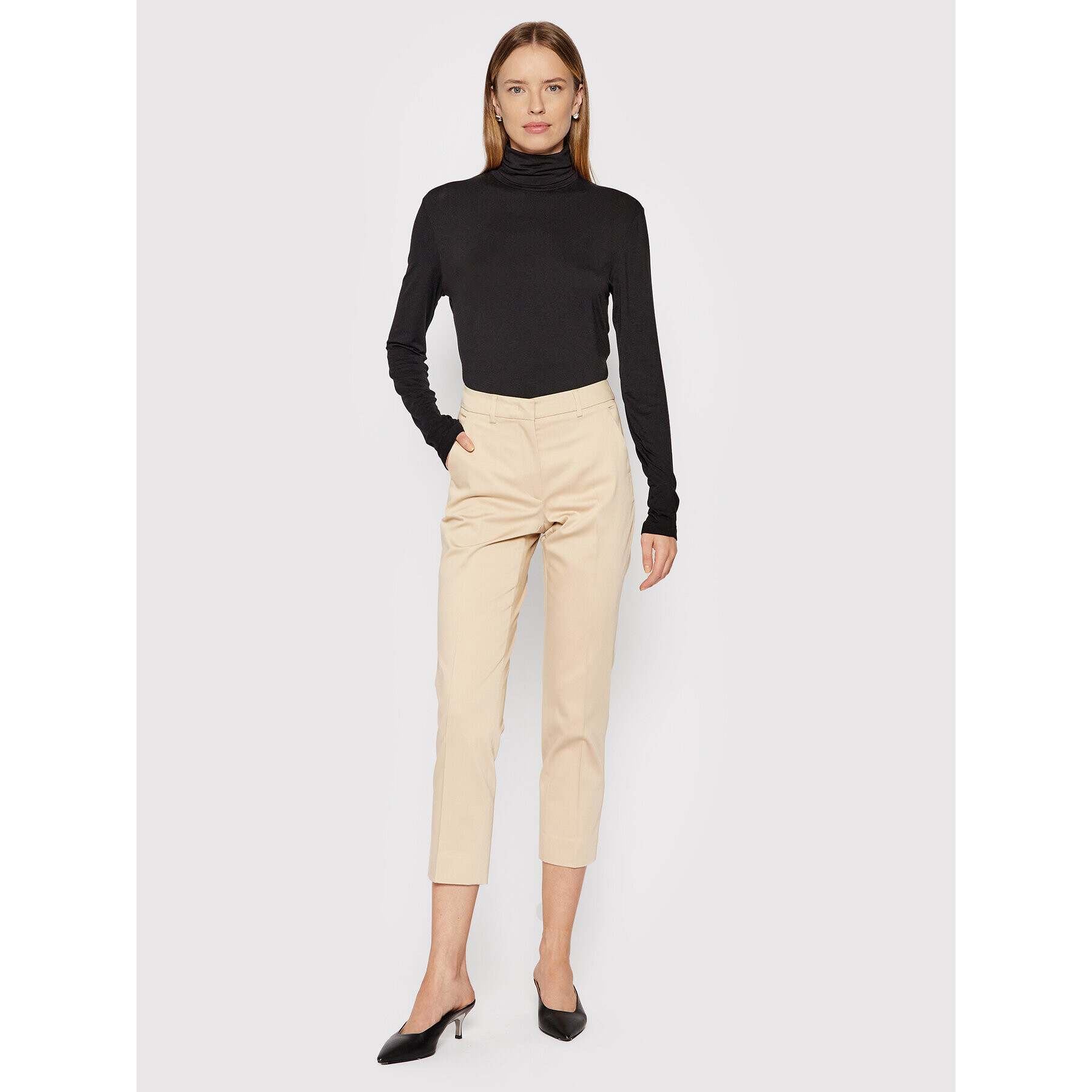 Max Mara Leisure Поло Dede 39460616 Черен Regular Fit - Pepit.bg
