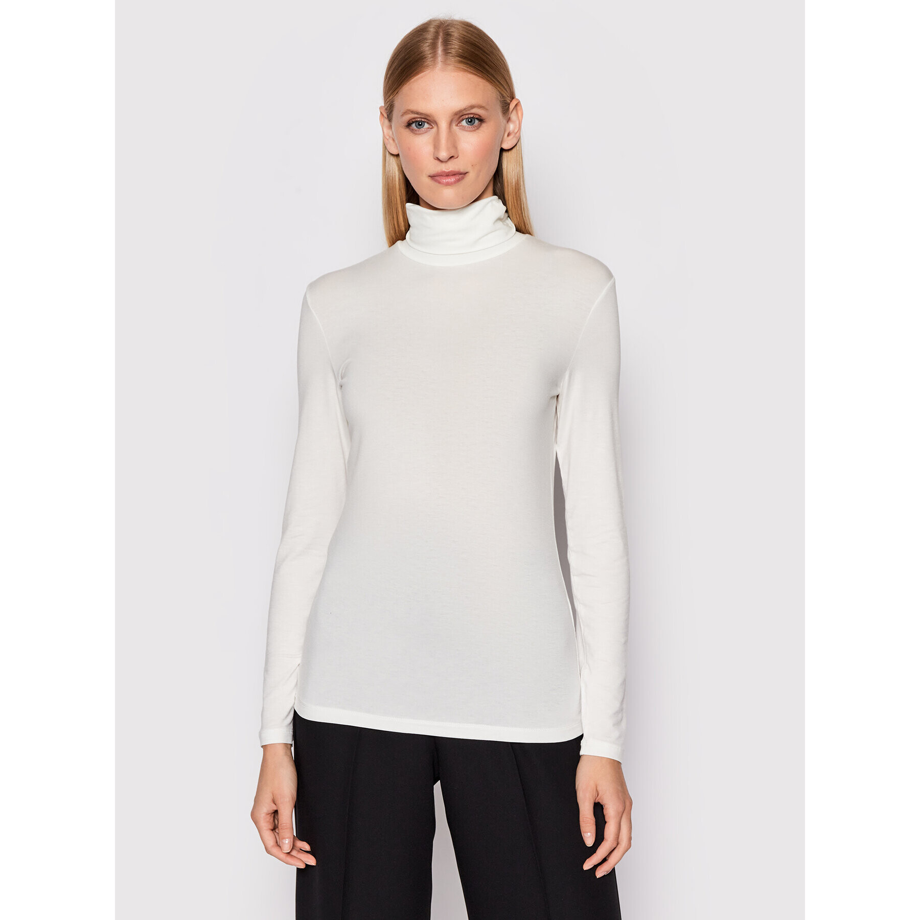 Max Mara Leisure Поло Dede 39460626 Бял Slim Fit - Pepit.bg