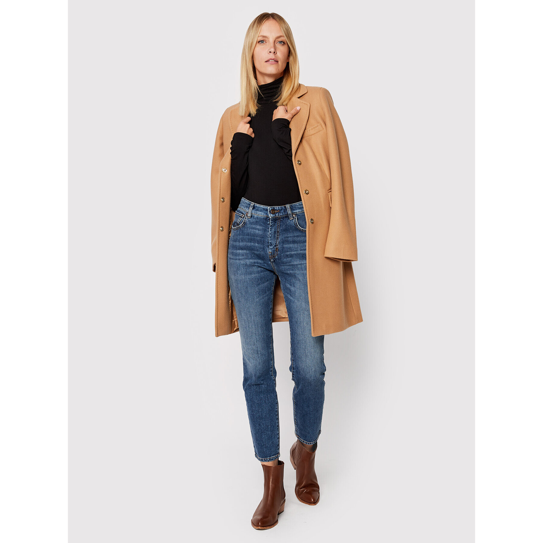 Max Mara Leisure Поло Dede 39460626 Черен Slim Fit - Pepit.bg