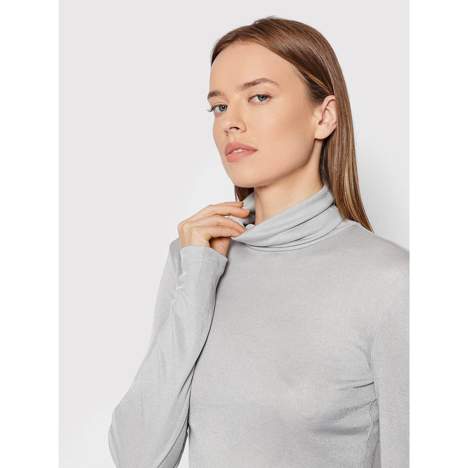 Max Mara Leisure Поло Fabian 39410126 Сив Regular Fit - Pepit.bg