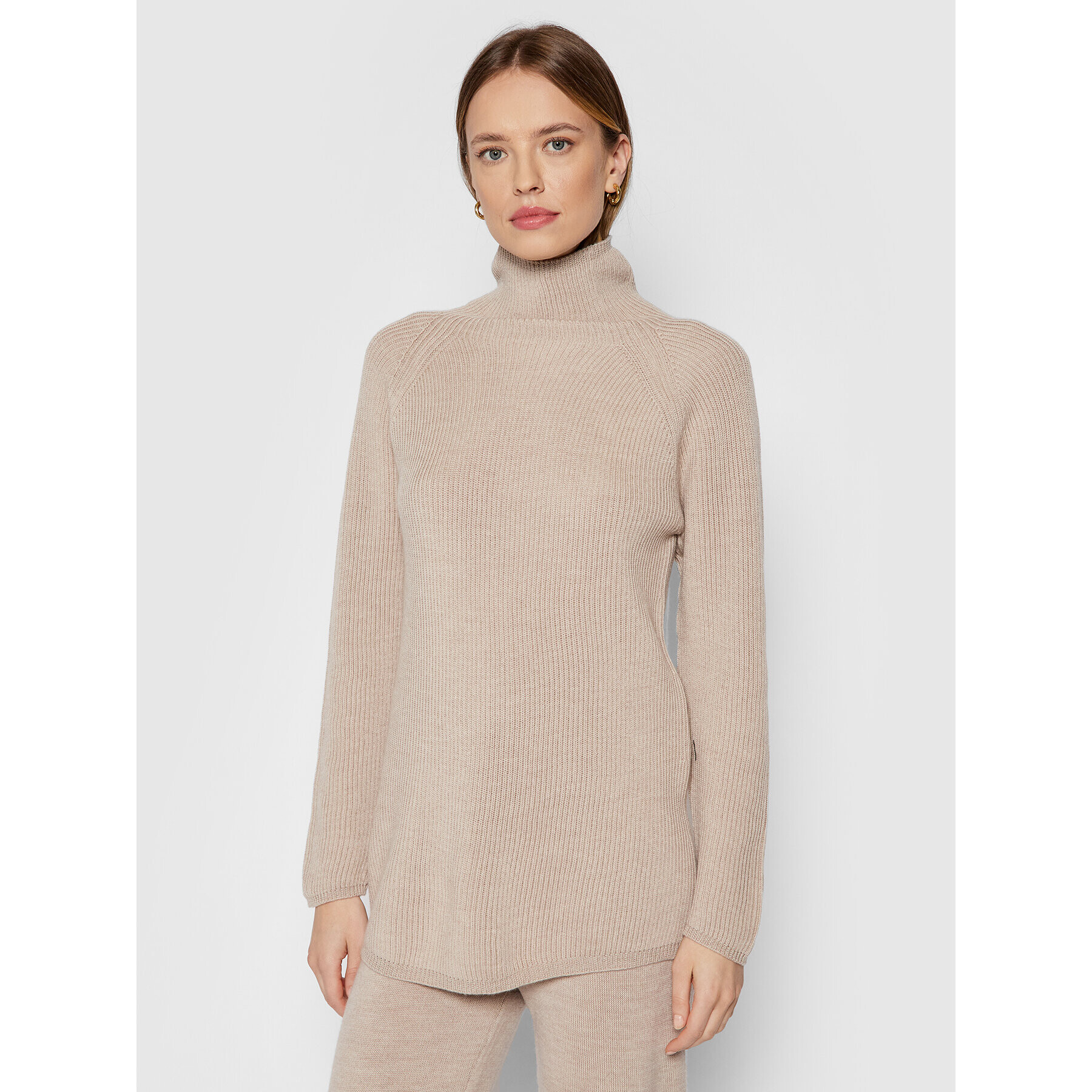 Max Mara Leisure Поло Gimmy 33661316 Бежов Regular Fit - Pepit.bg