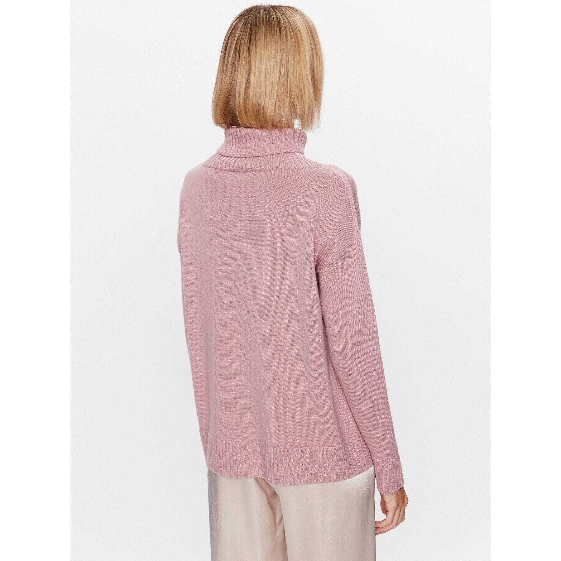 Max Mara Leisure Поло Nuble 23336609 Розов Regular Fit - Pepit.bg