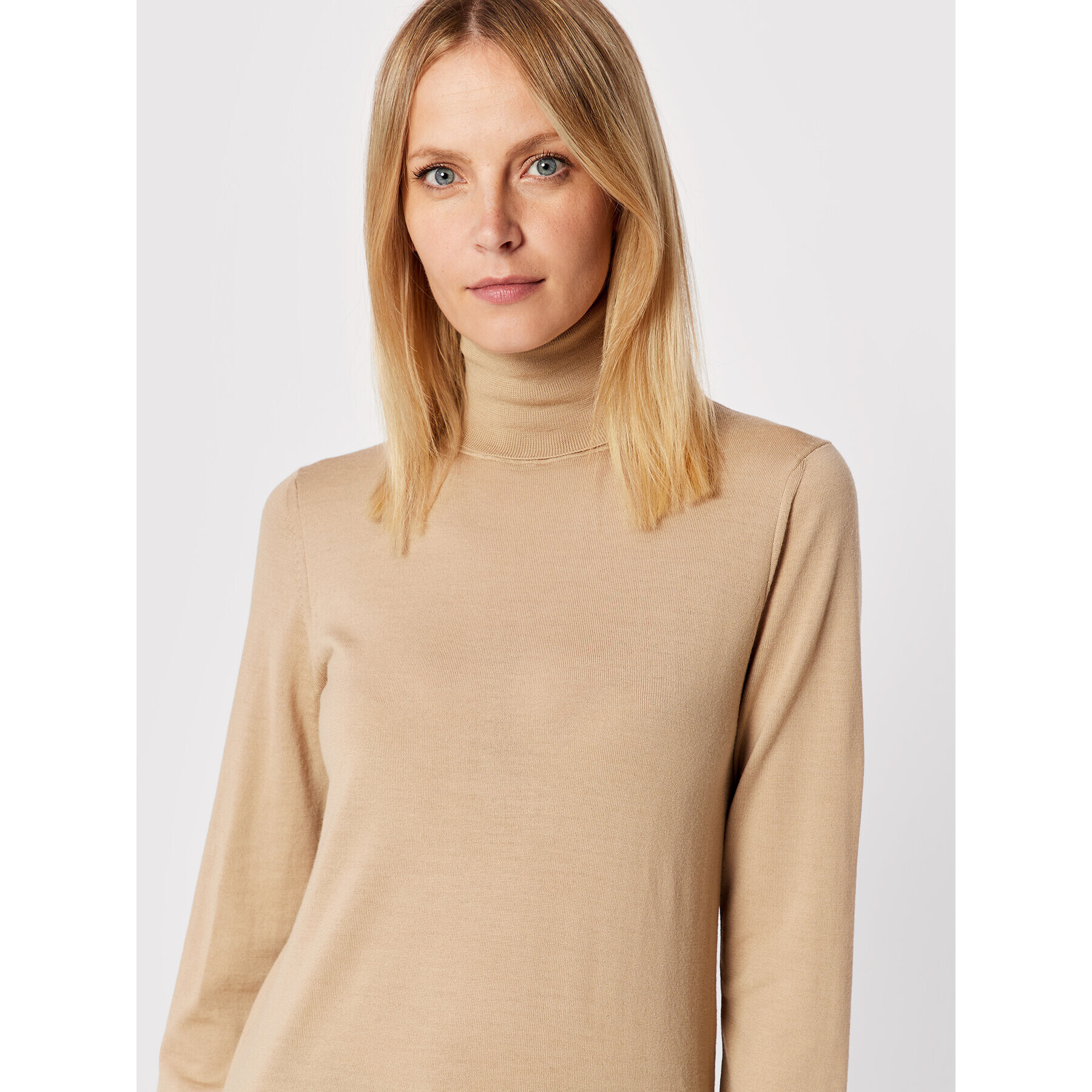Max Mara Leisure Поло Romolo 33660826 Бежов Regular Fit - Pepit.bg