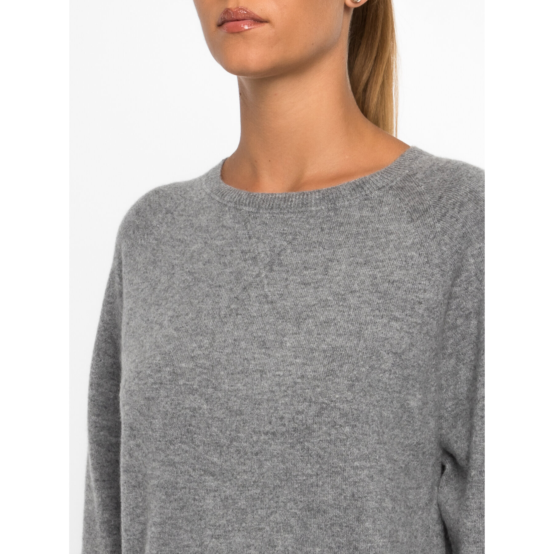 Max Mara Leisure Пуловер 33660396 Сив Regular Fit - Pepit.bg