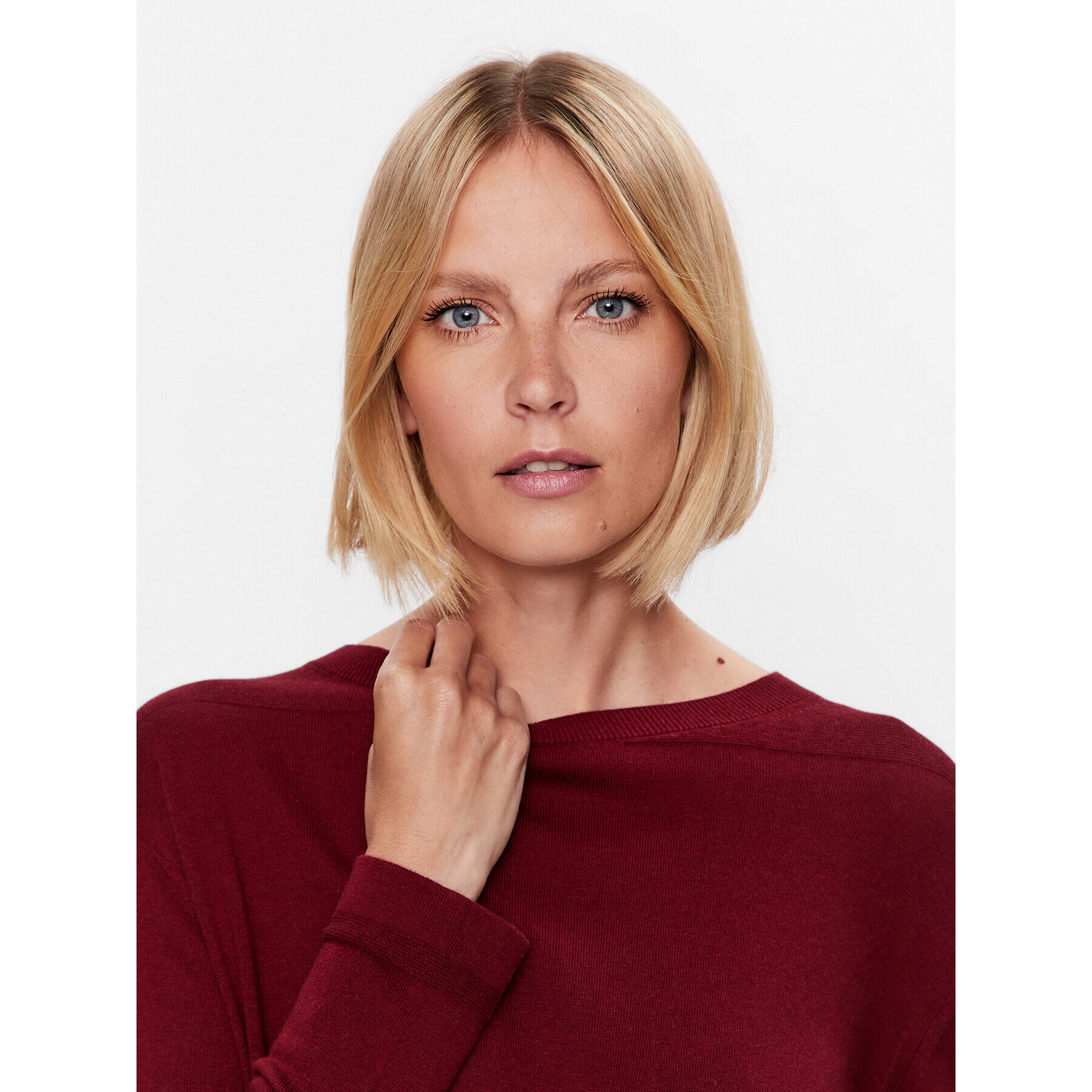 Max Mara Leisure Пуловер Amadeus 23336601 Бордо Regular Fit - Pepit.bg