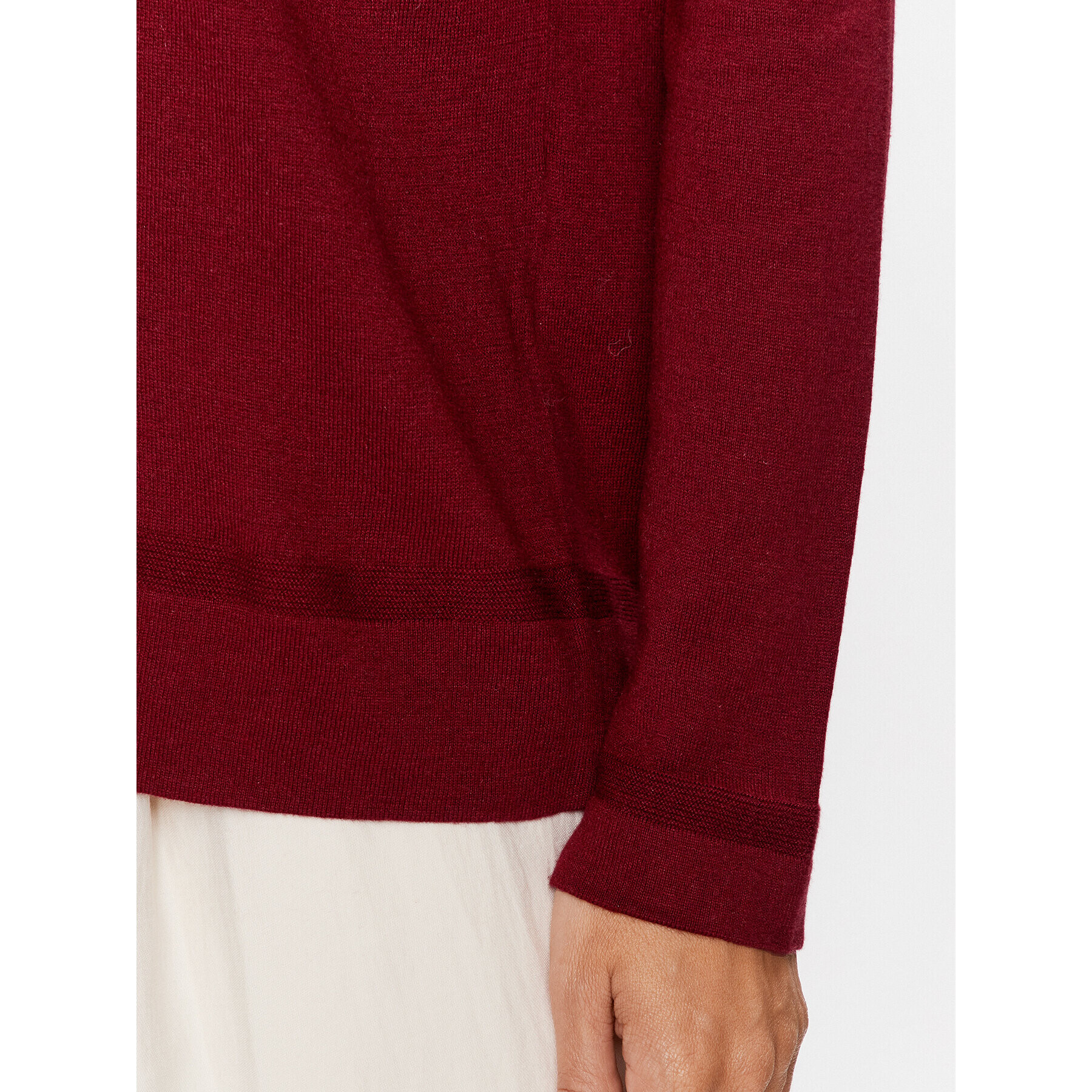Max Mara Leisure Пуловер Amadeus 23336601 Бордо Regular Fit - Pepit.bg