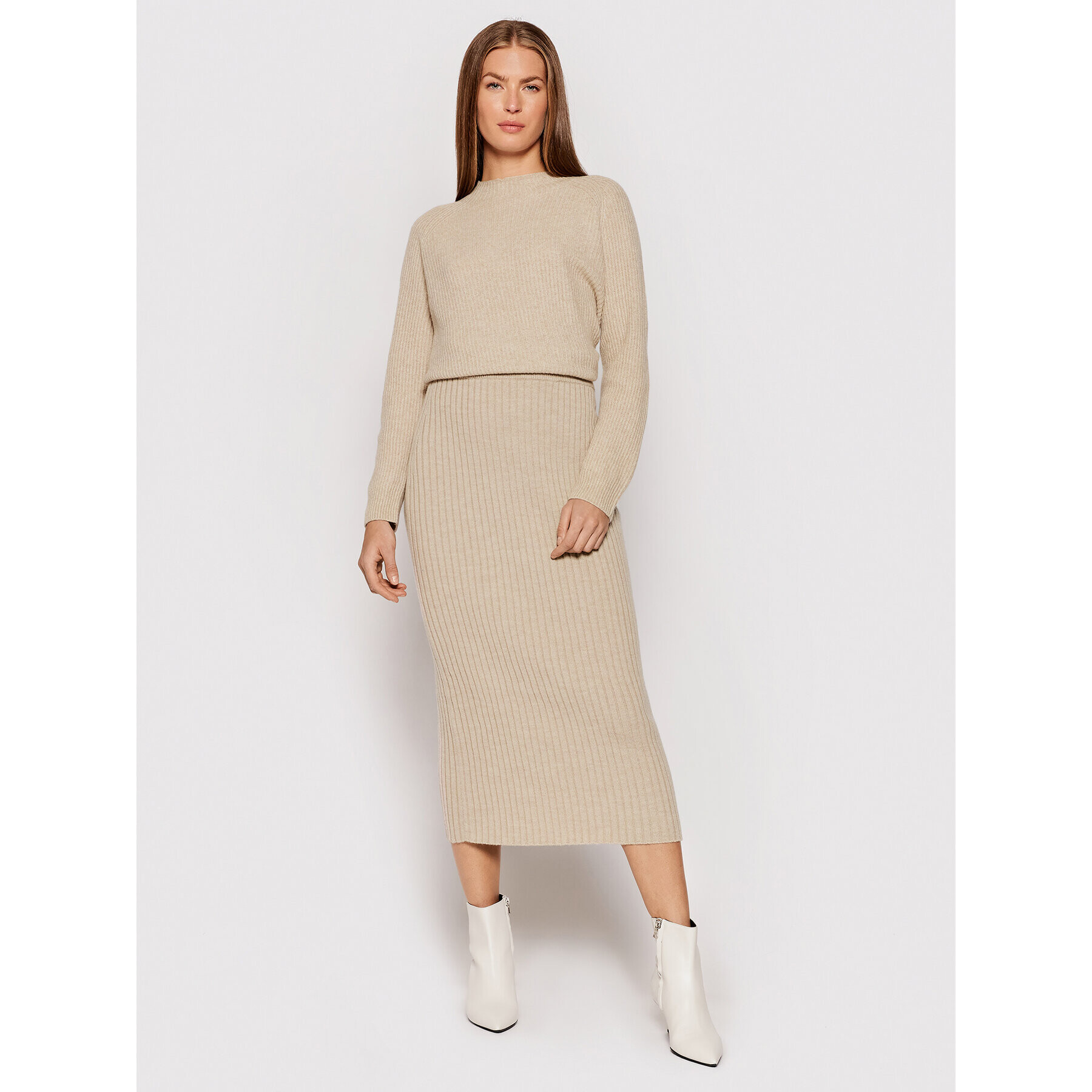 Max Mara Leisure Пуловер Capua 33660316 Бежов Regular Fit - Pepit.bg
