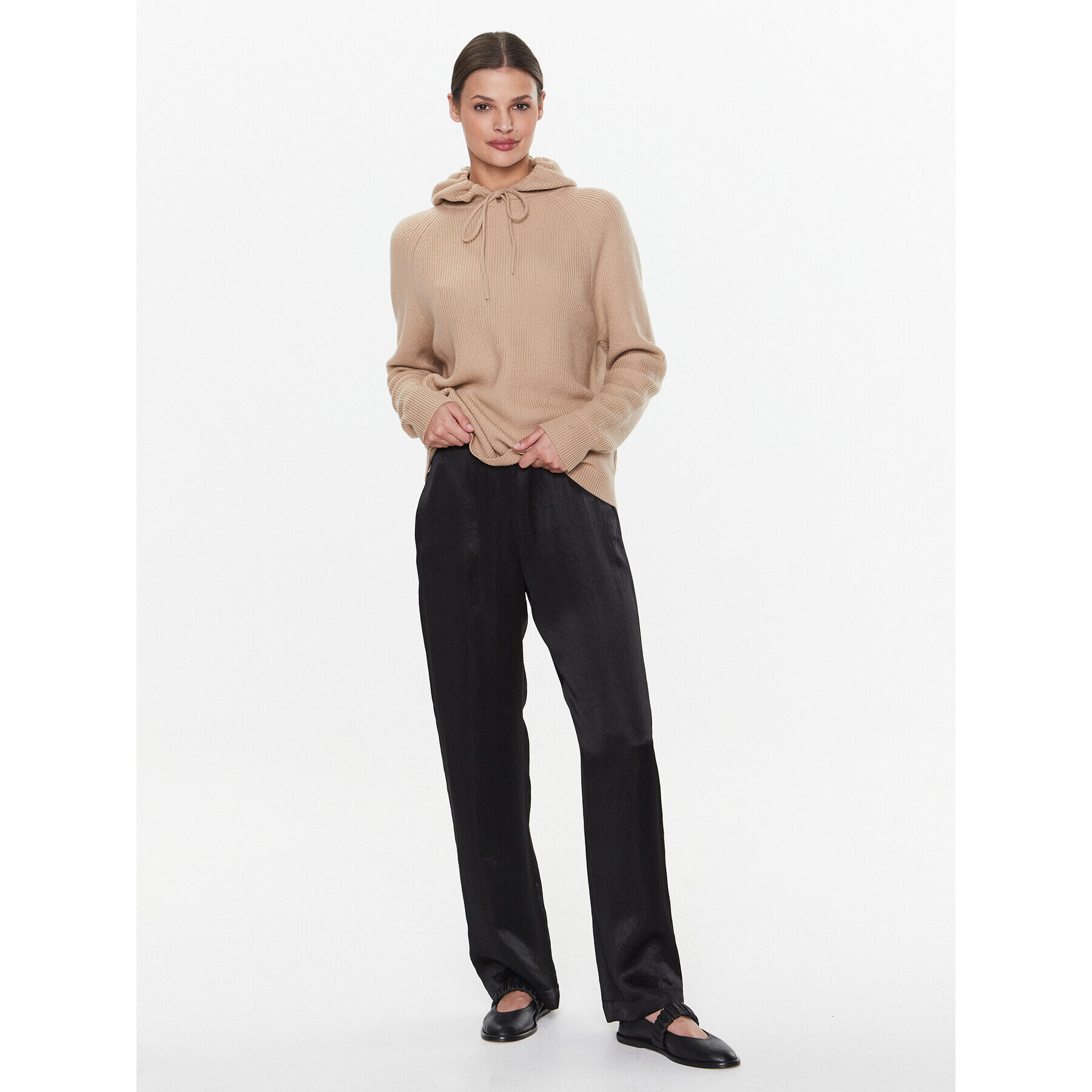Max Mara Leisure Пуловер Moxa 33660626 Бежов Regular Fit - Pepit.bg