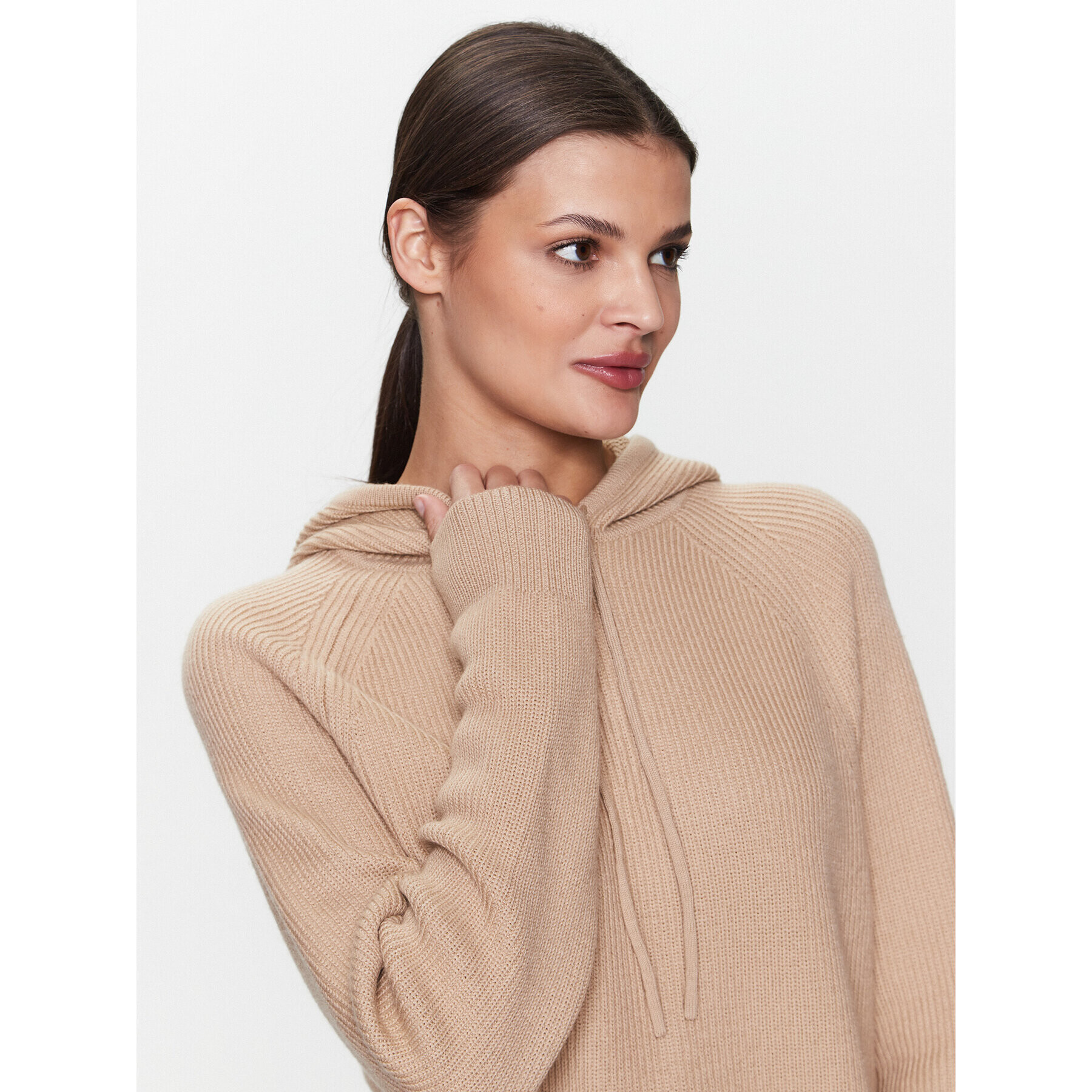 Max Mara Leisure Пуловер Moxa 33660626 Бежов Regular Fit - Pepit.bg