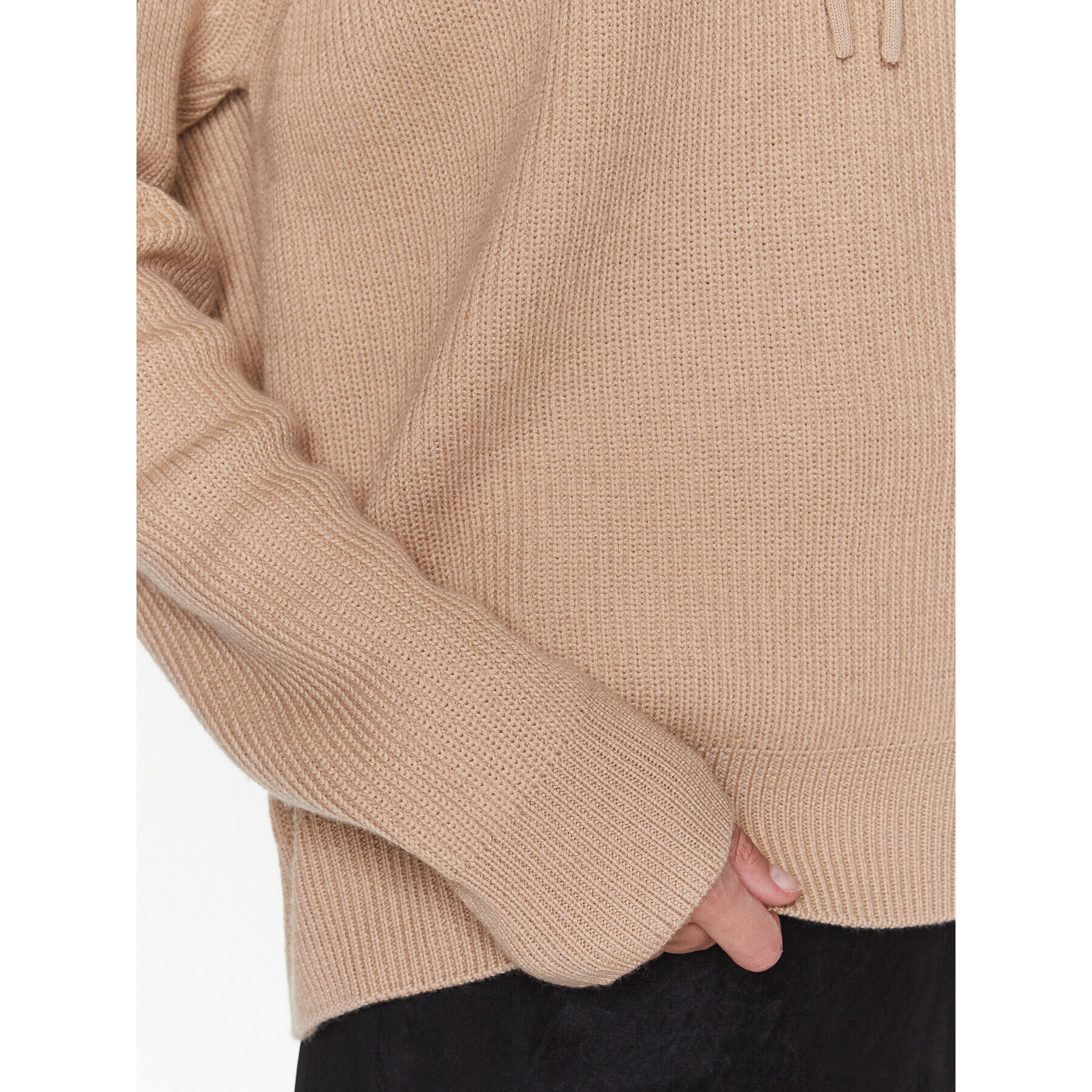 Max Mara Leisure Пуловер Moxa 33660626 Бежов Regular Fit - Pepit.bg