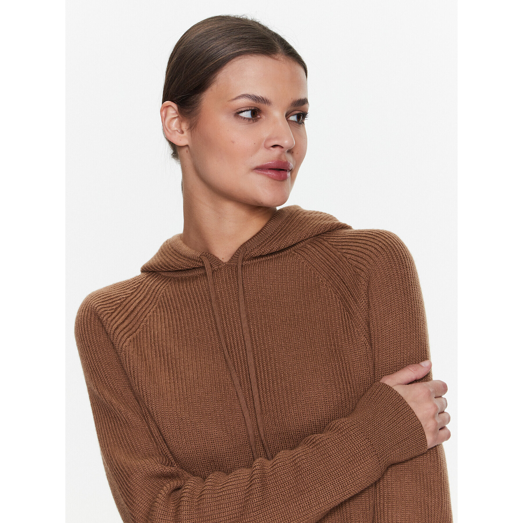 Max Mara Leisure Пуловер Moxa 33660626 Кафяв Regular Fit - Pepit.bg