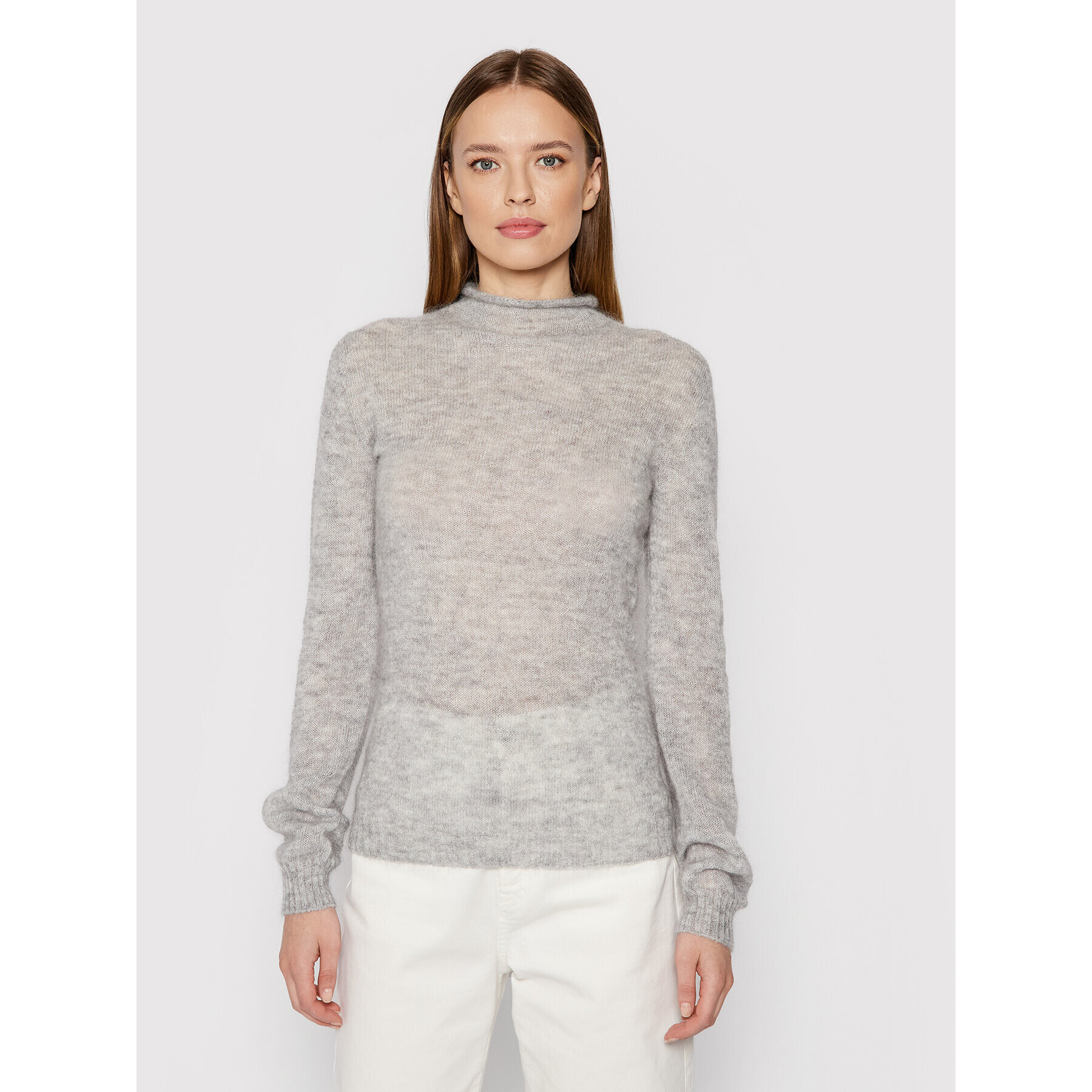 Max Mara Leisure Пуловер Oder 33660716 Сив Regular Fit - Pepit.bg